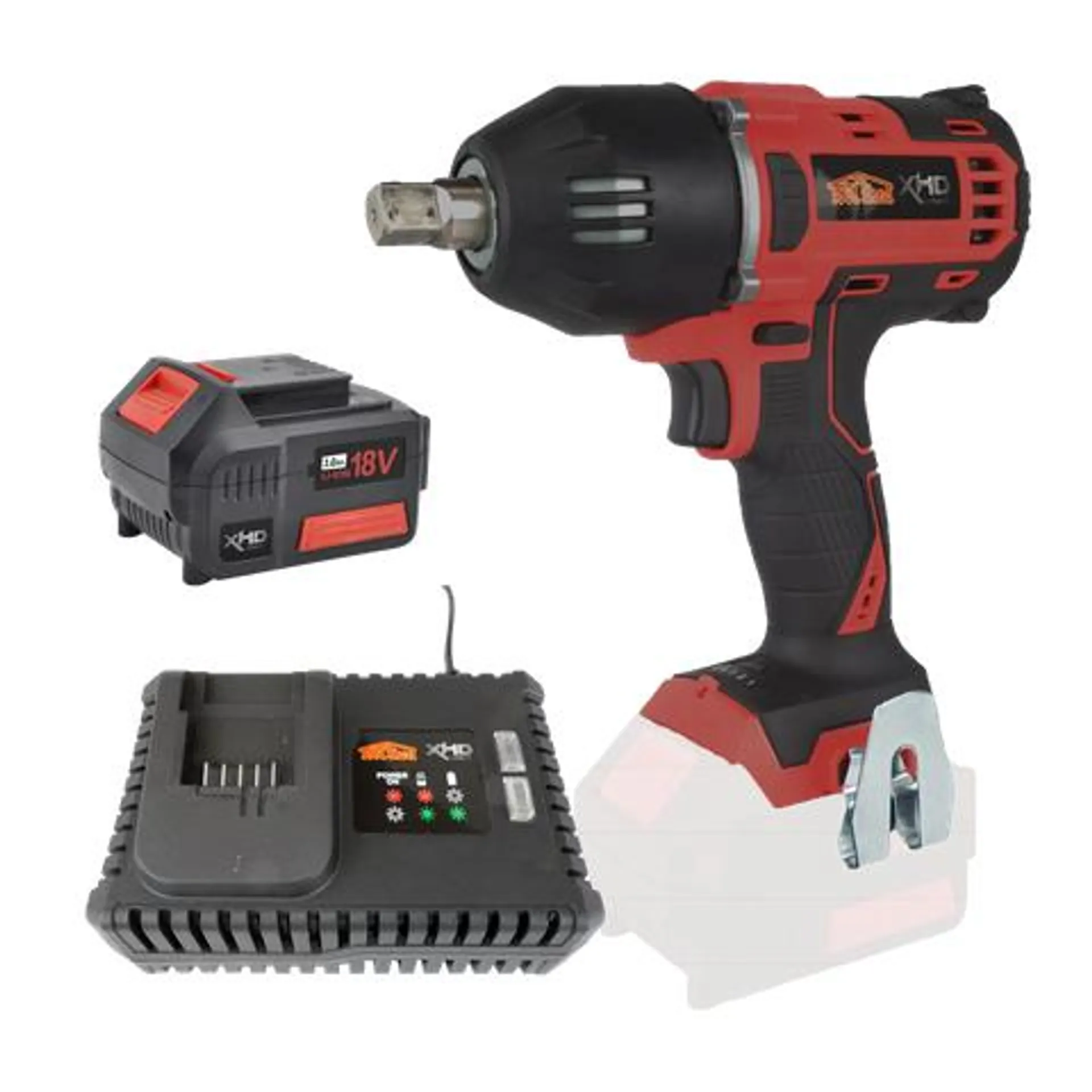 ToolShed XHD Cordless Impact Wrench Brushless 1/2in 400Nm 18V 3Ah