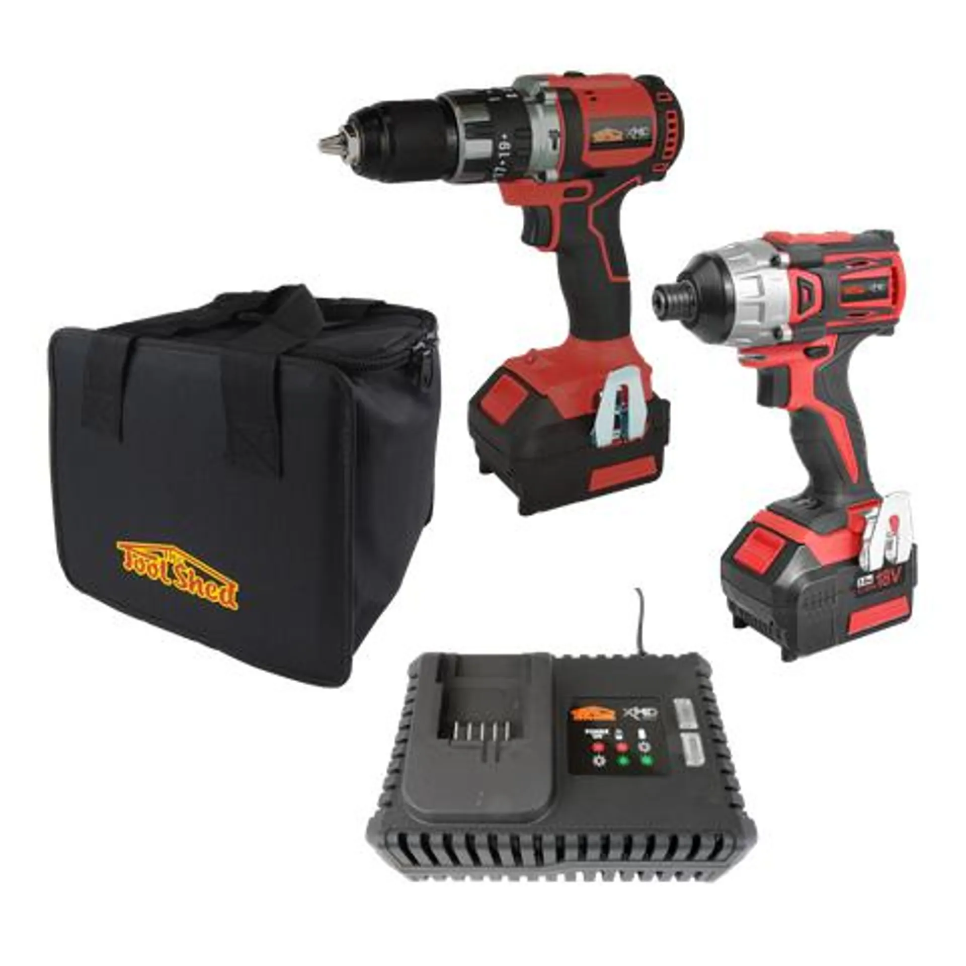 ToolShed XHD Cordless Hammer Drill and Impact Driver Brushless 18V 3Ah
