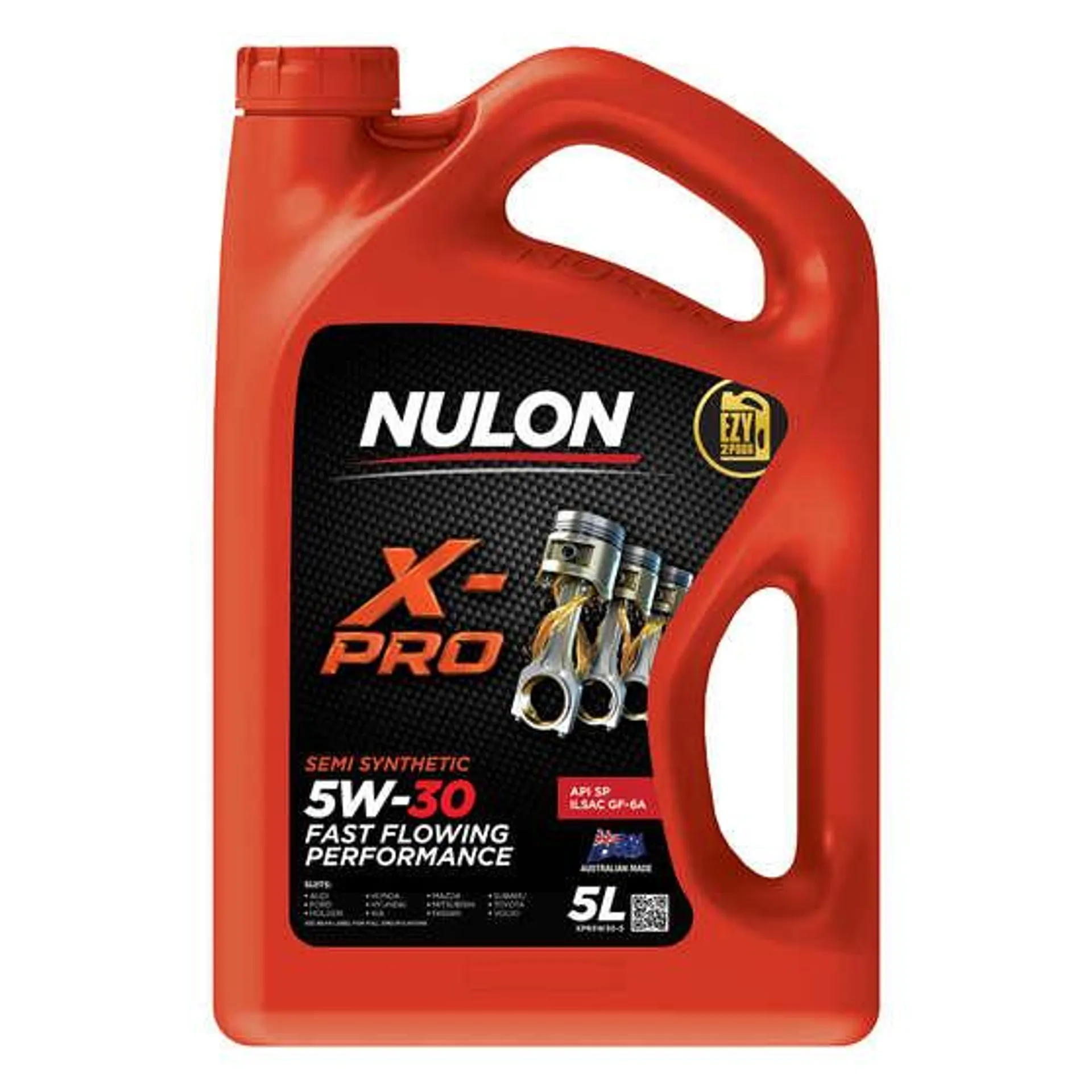 Nulon X-PRO 5W-30 Fast Flowing Performance Engine Oil - 5W-30 5 Litre