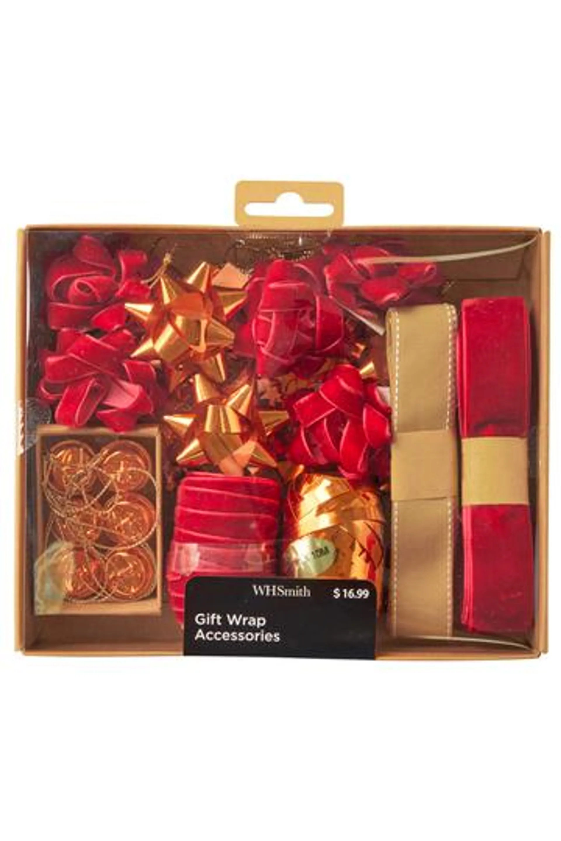WHSmith Christmas Accessories Dark Red and Copper Pack of 30