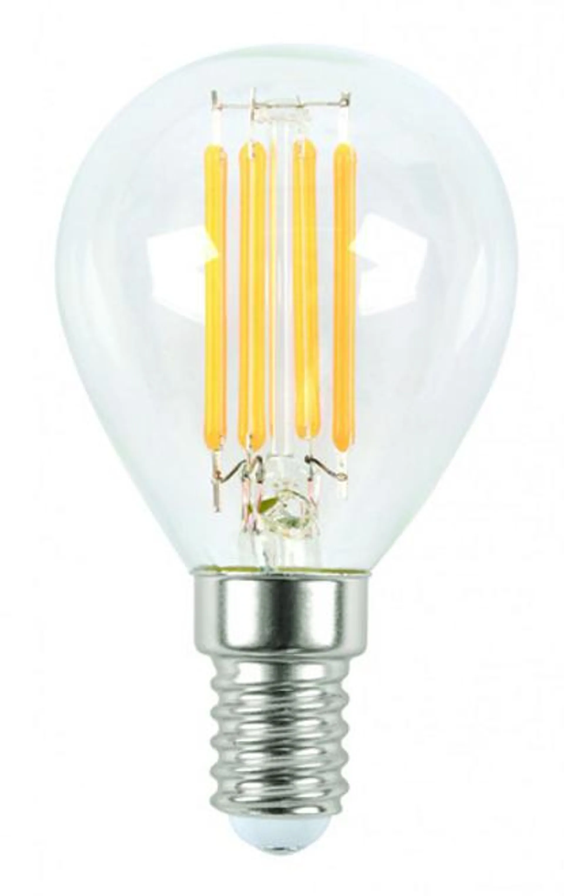 LED Filament S45 4.5W E14 Warm White Dimmable Clear
