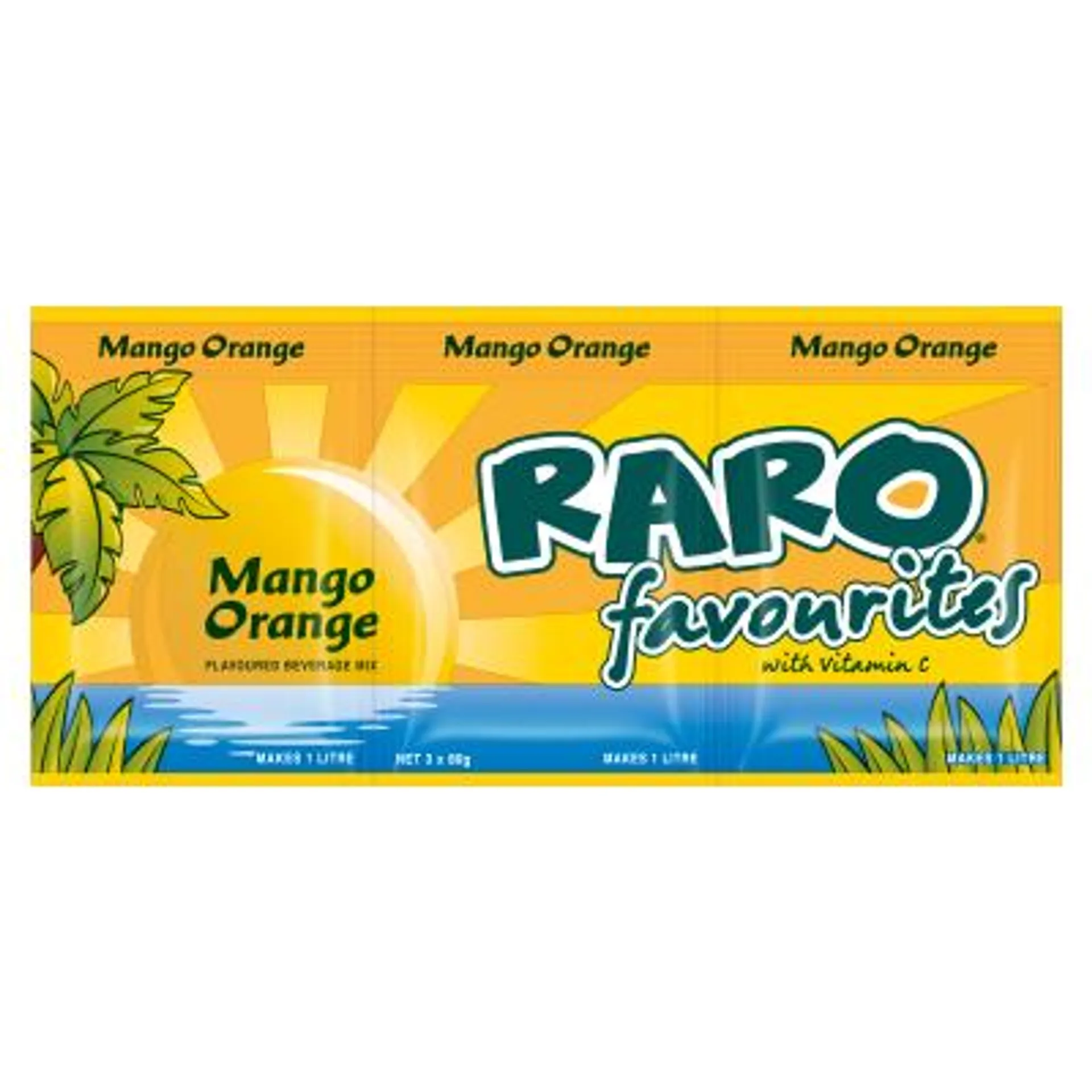 Raro Favourites Mango Orange Flavoured Beverage Mix