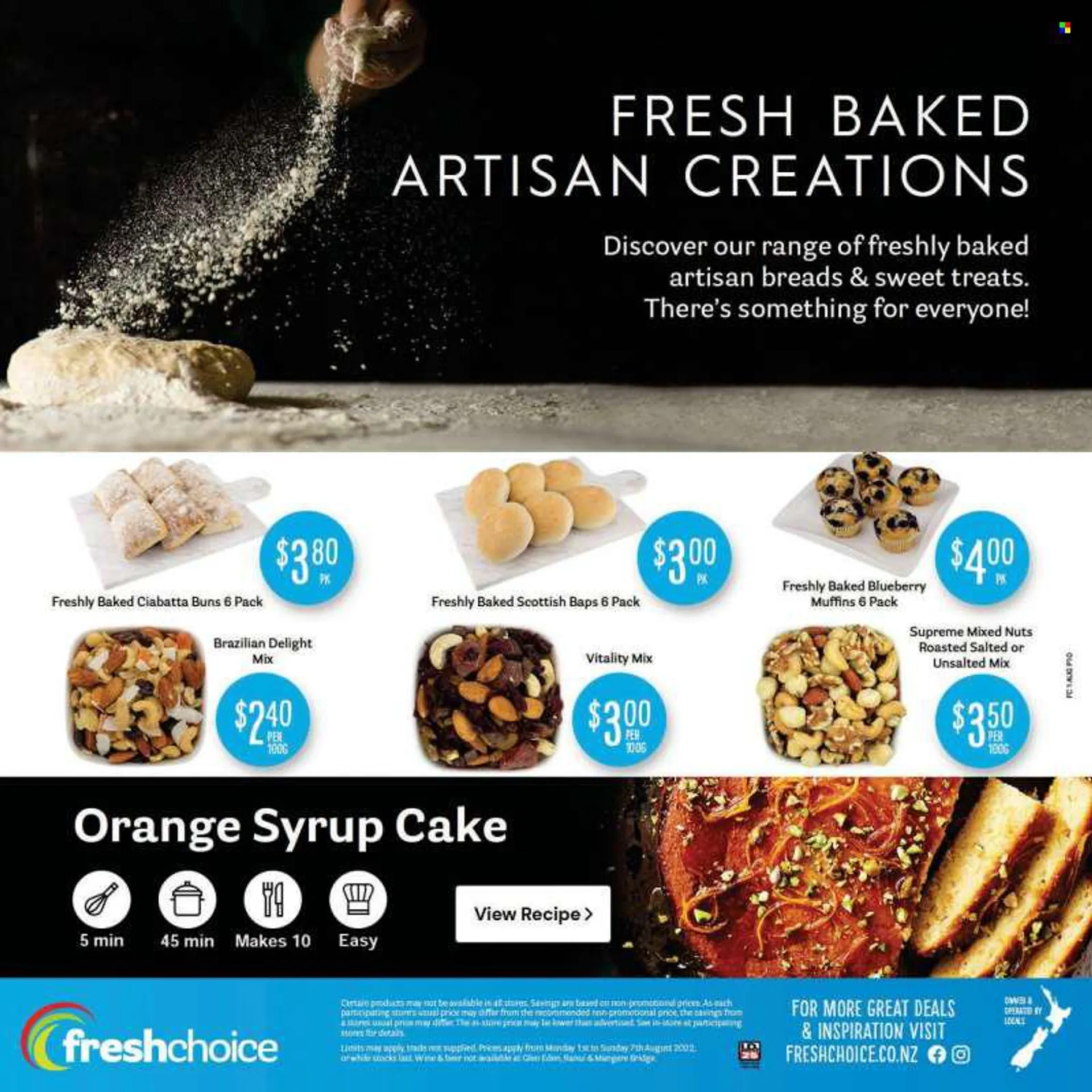 Fresh Choice mailer - 01.08.2022 - 07.08.2022 - Sales products - N All. Page 10.