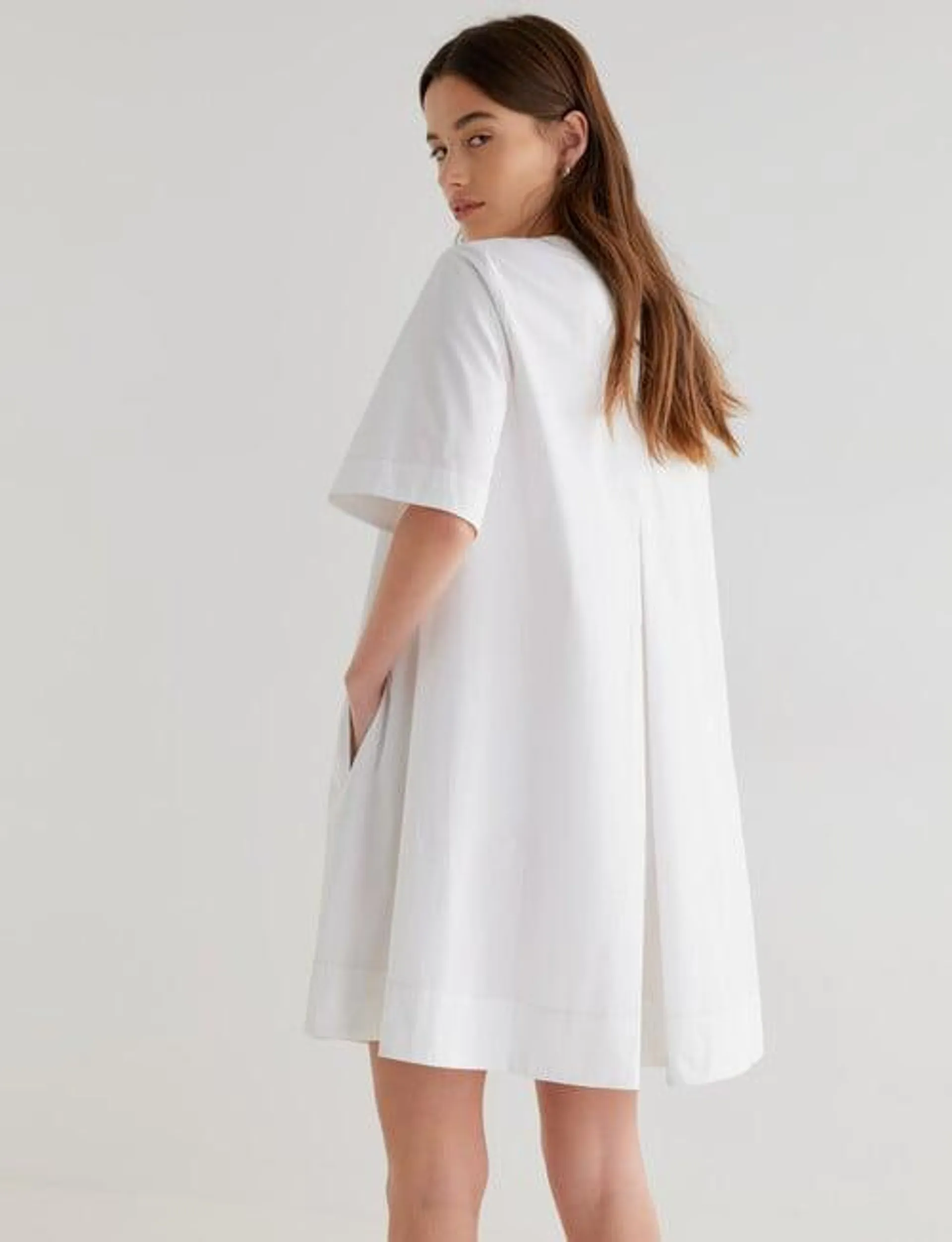 Mineral Mary A Line I Dress, White