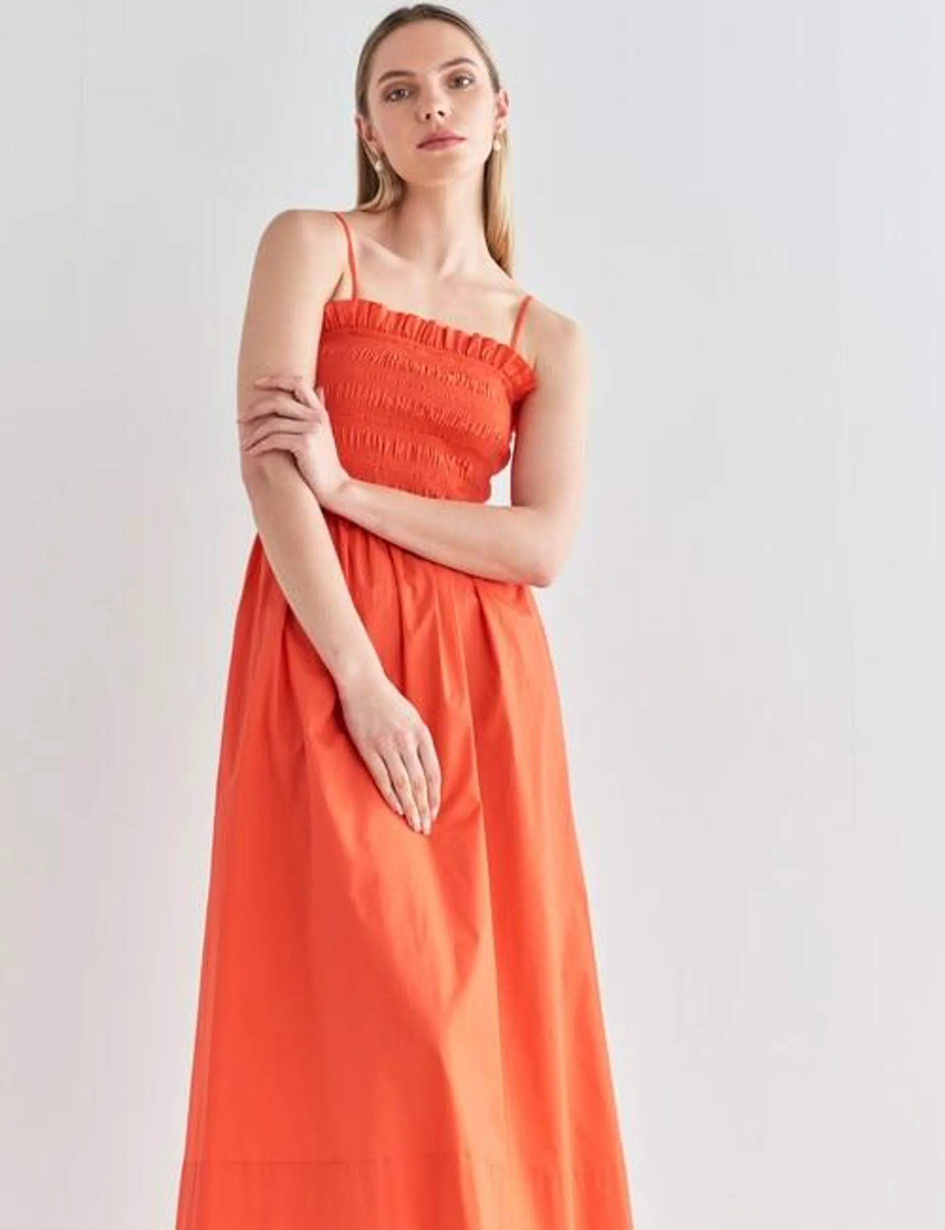 Mineral Kiri Dress, Nectarine