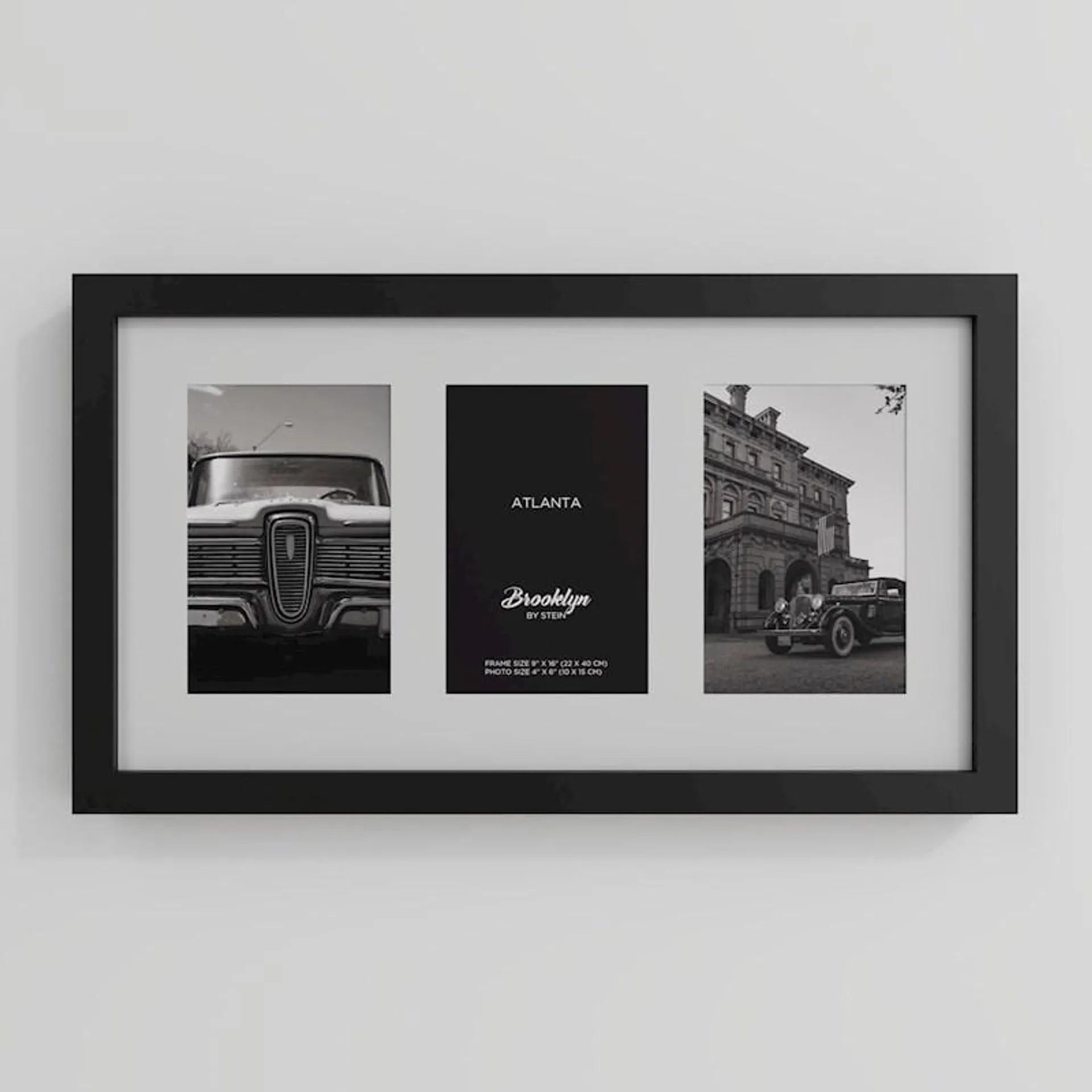 Brooklyn Atlanta Photo Frame Multi 3x Black 10x15cm