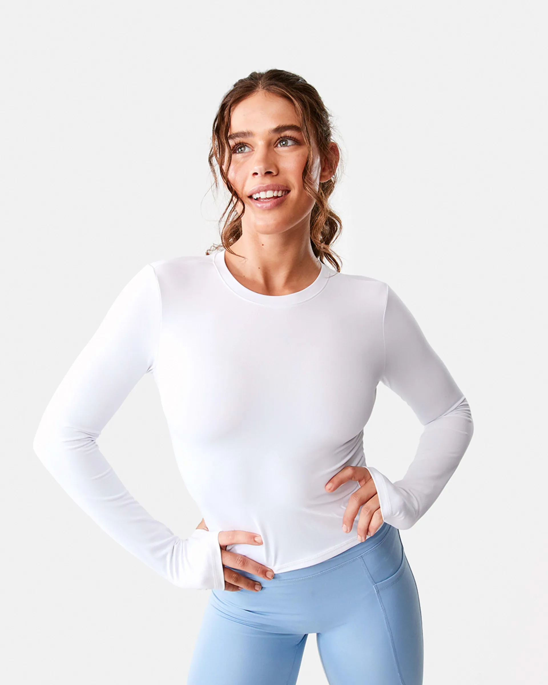 Active Womens Long Sleeve Ultrasoft Top