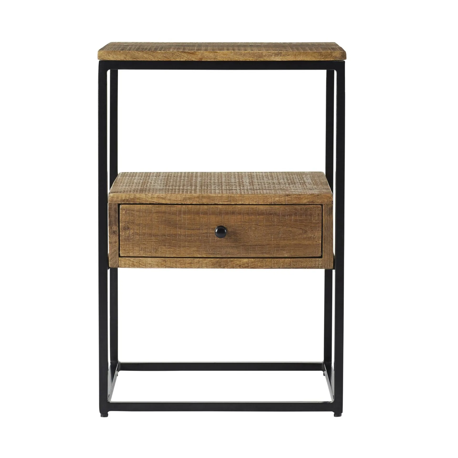 Ashika Wooden Top Side Table