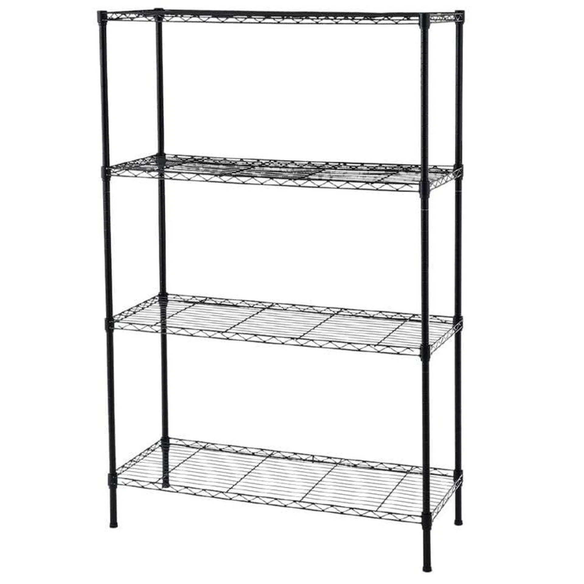 Living & Co 4 Tier Wire Rack Black