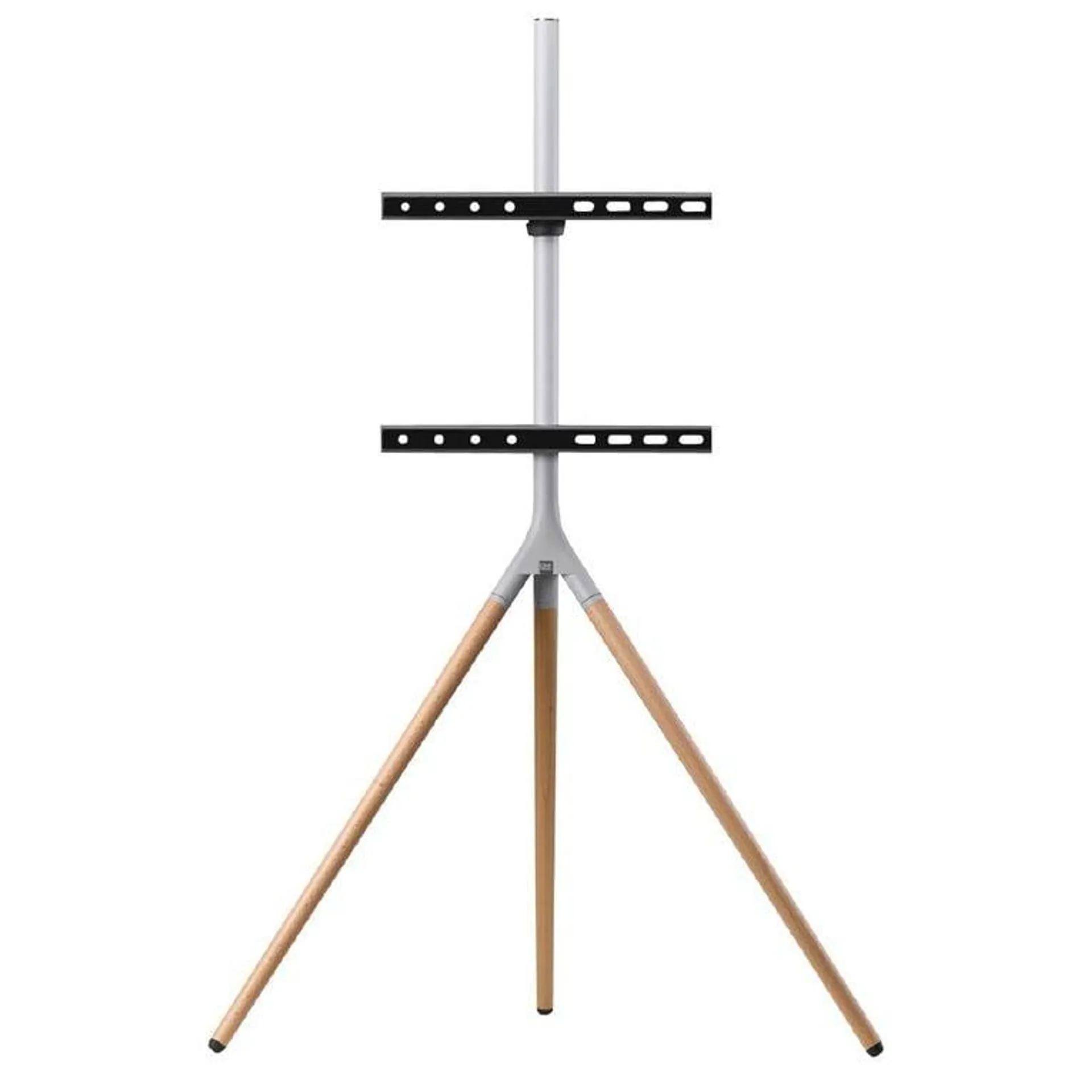 One for All Universal Tripod TV Stand Oak & Silver Grey