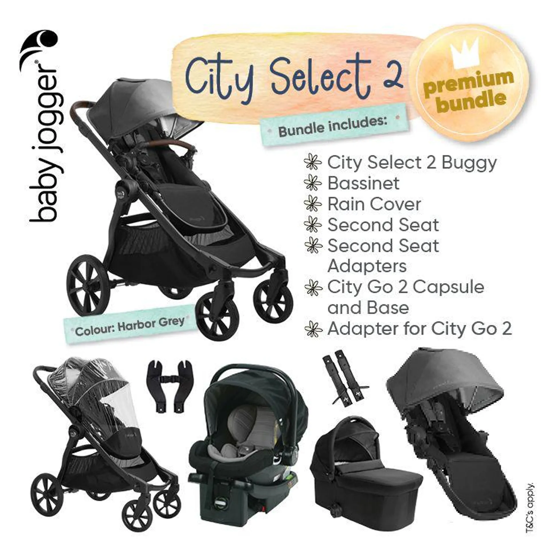 Baby Jogger City Select 2 Rain Cover