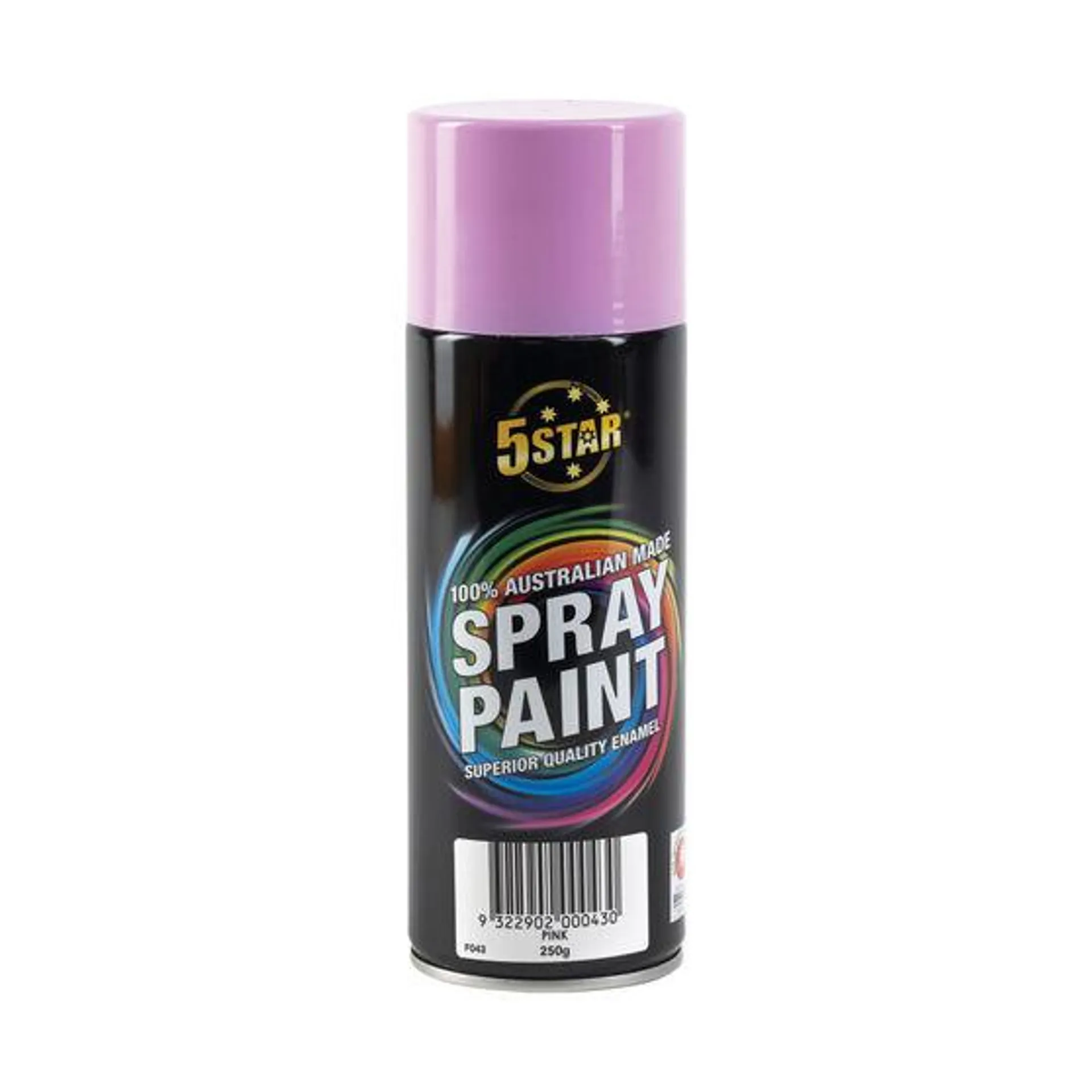 5 Star Enamel Spray Paint Gloss Pink 250g