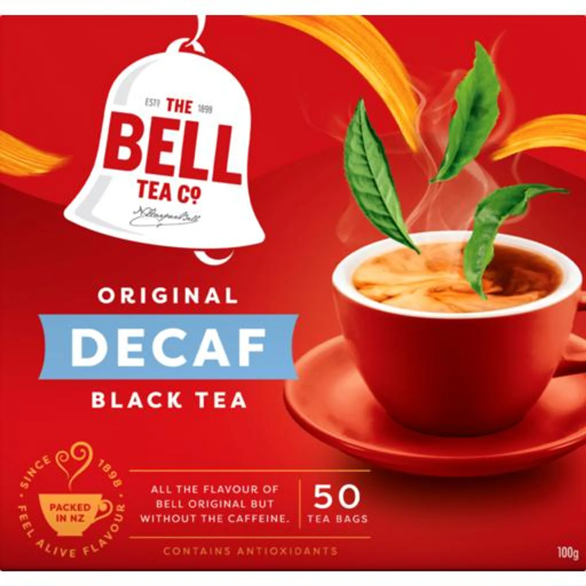 Bell Tea Bags Original Decaf Black 50 Pack
