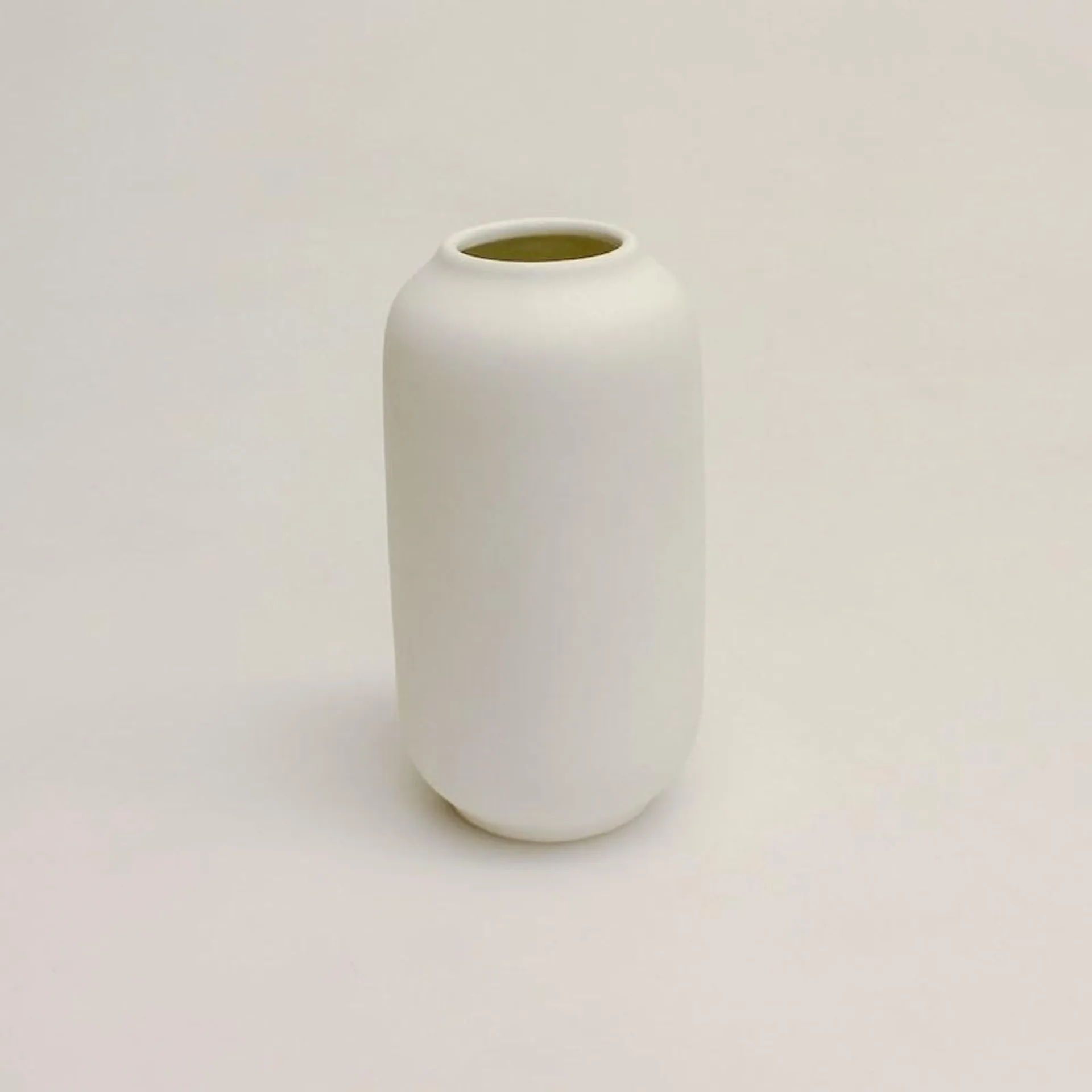 Ceramic Vase White 8.5x8.5x15.2cm