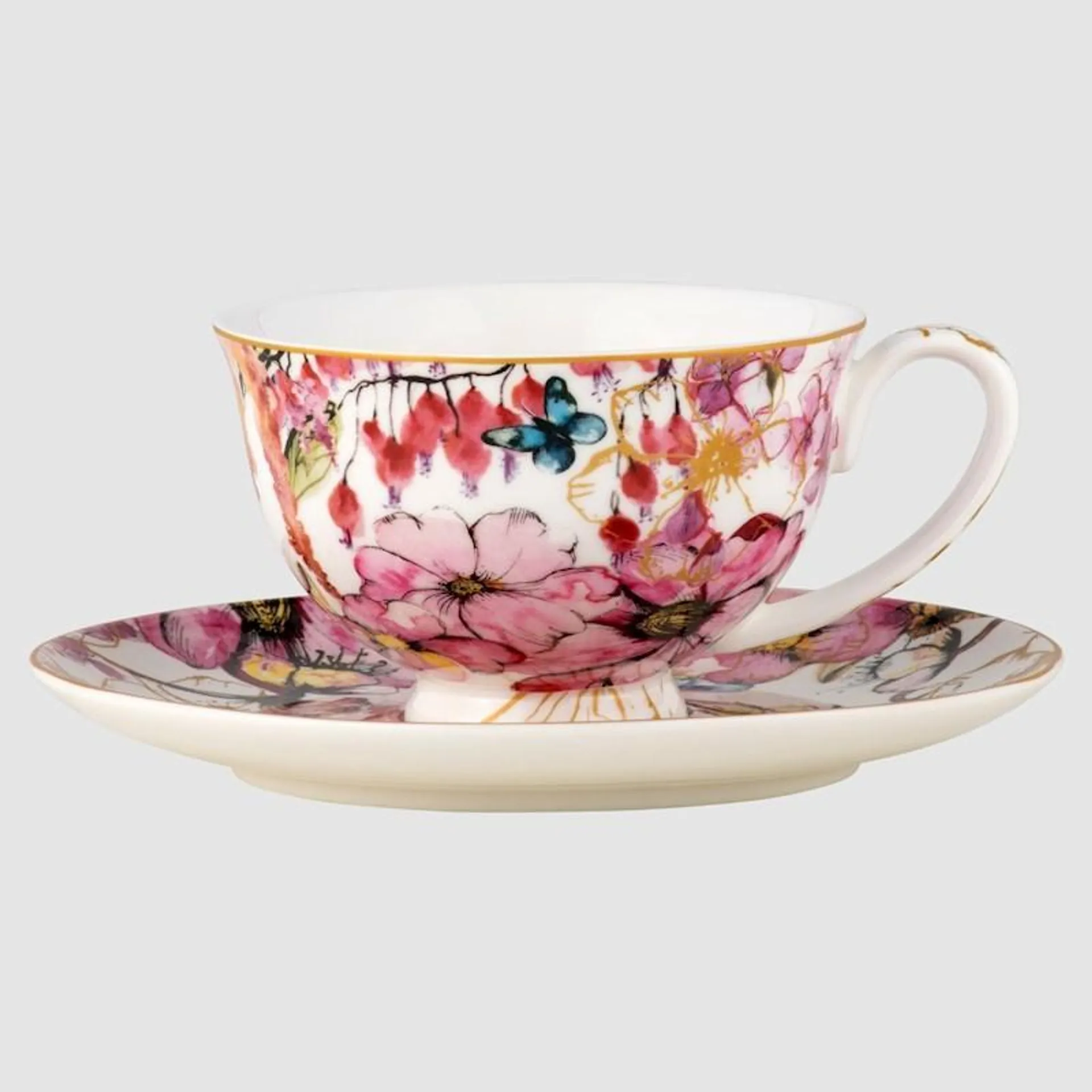 Maxwell & Williams EstelleM Enchantment Footed Cup & Saucer