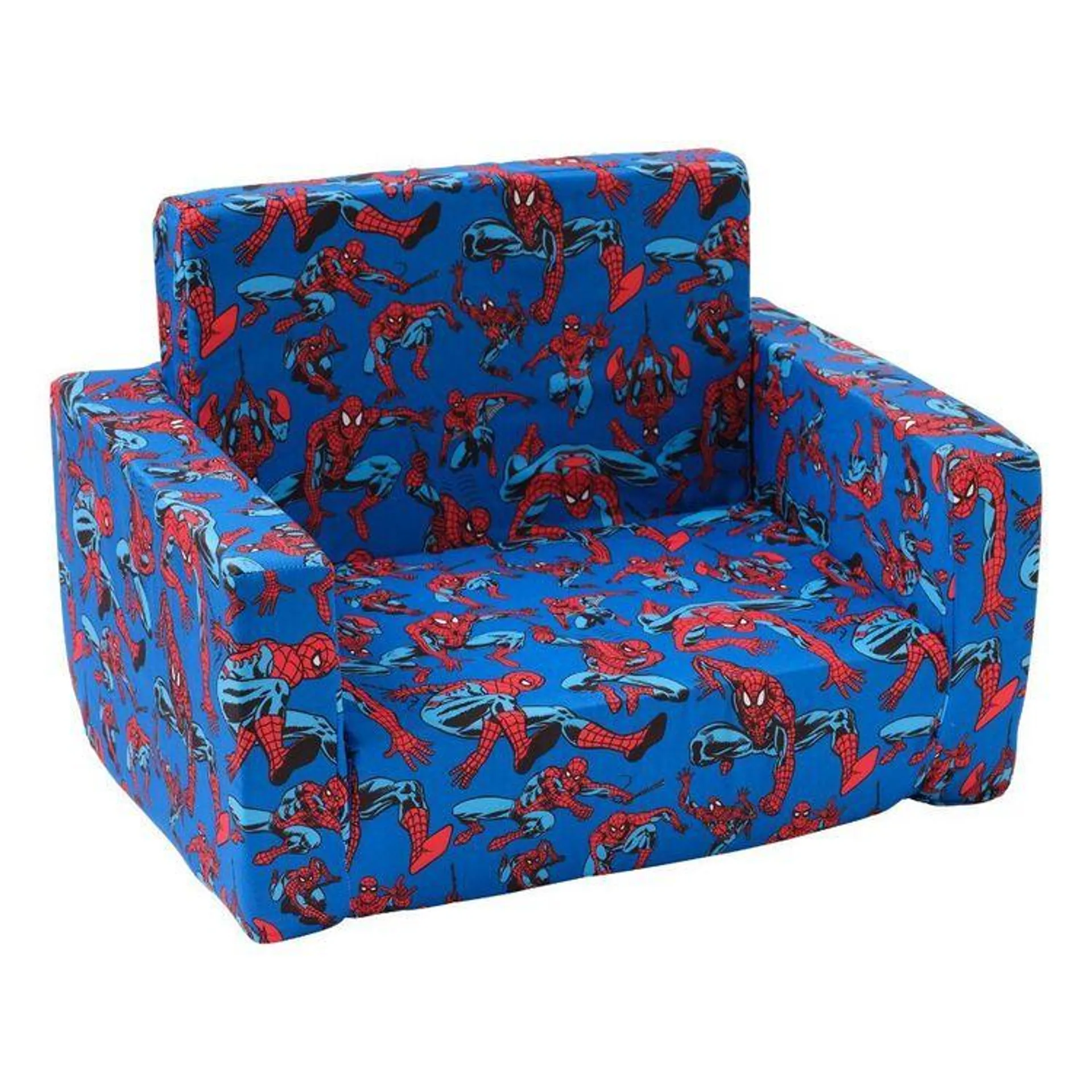 Spiderman Flip Out Couch Blue One Size