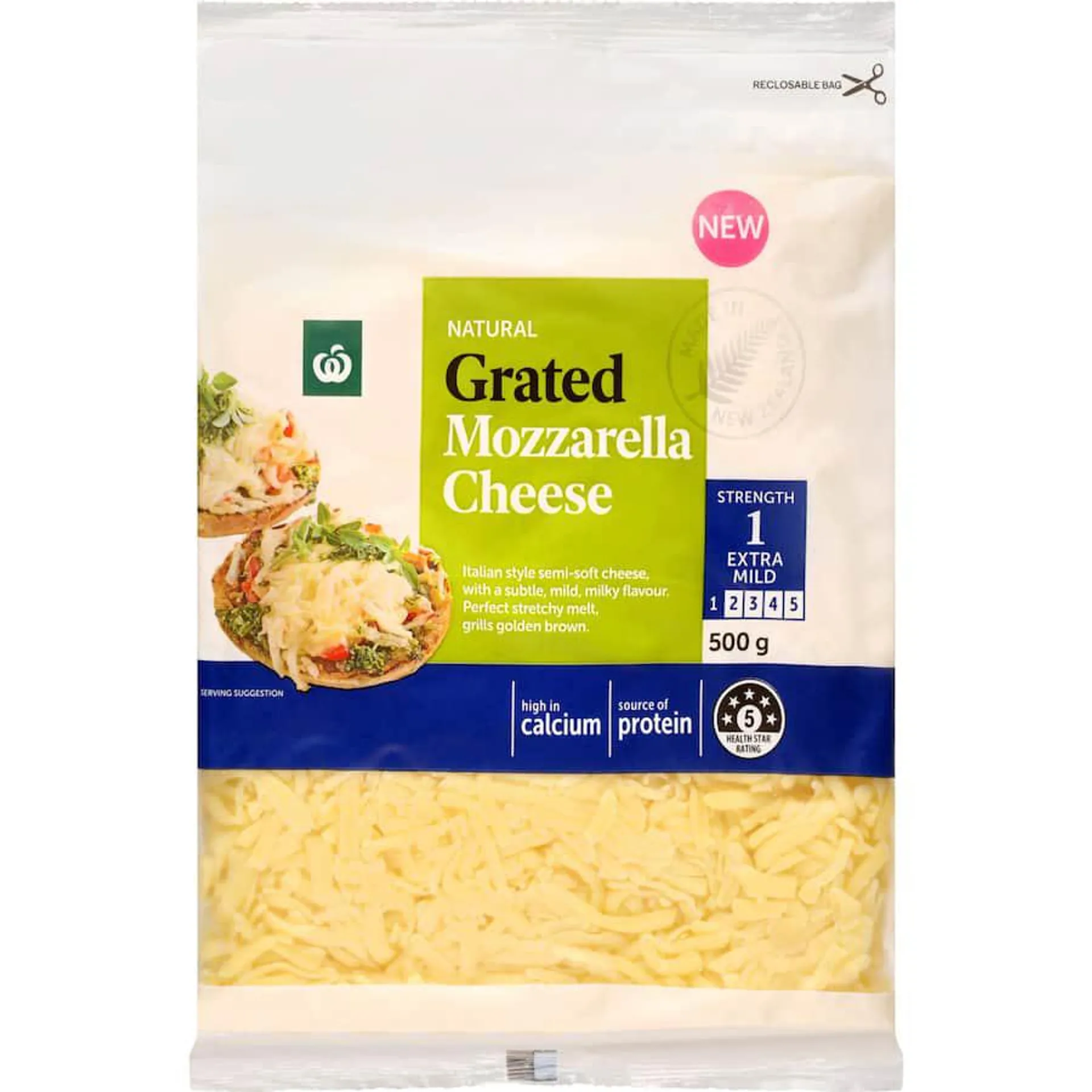 Woolworths Mozzarella Cheese Grated