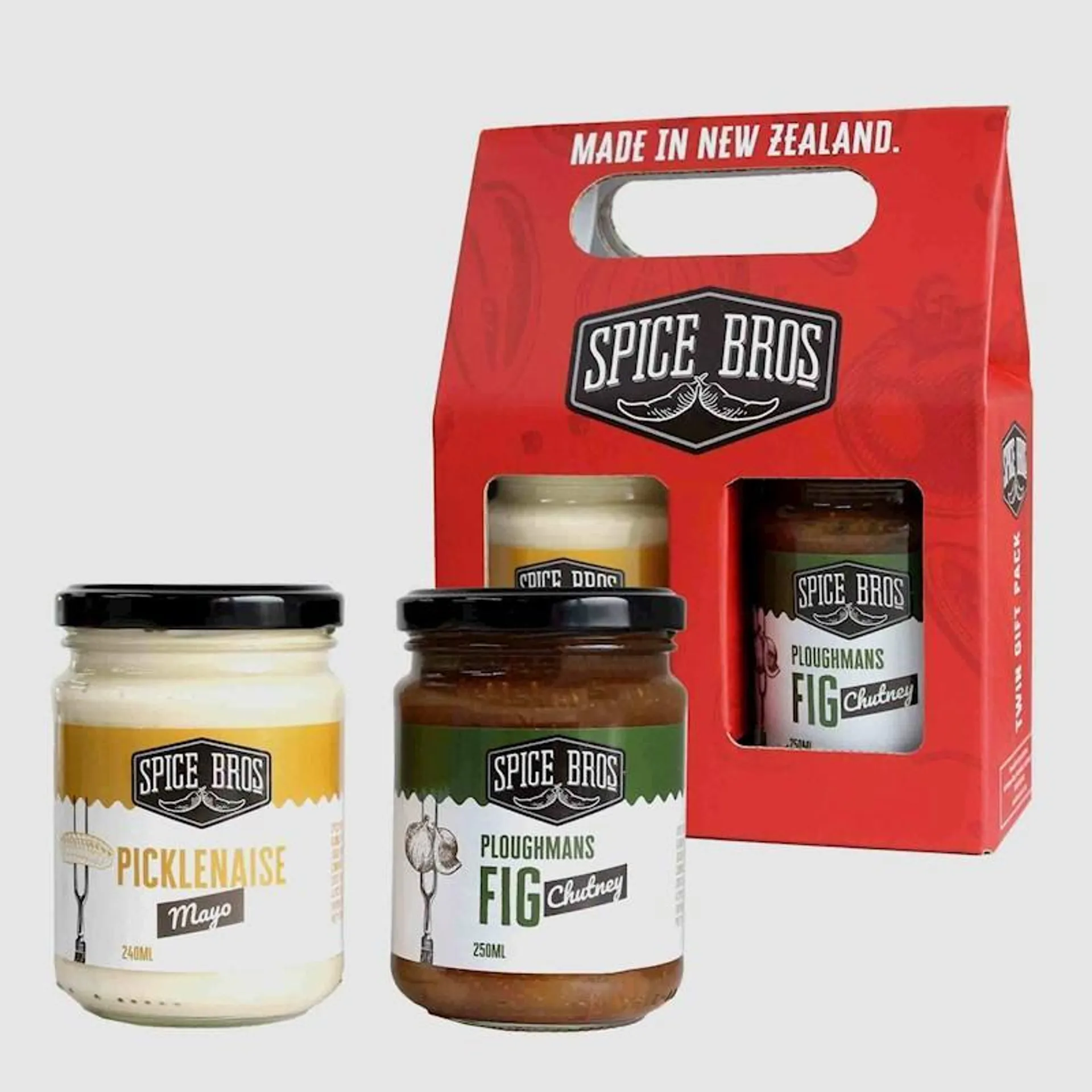 Spice Bros Fig Chutney 210g & Picklenaise Mayo 210g Gift Pack