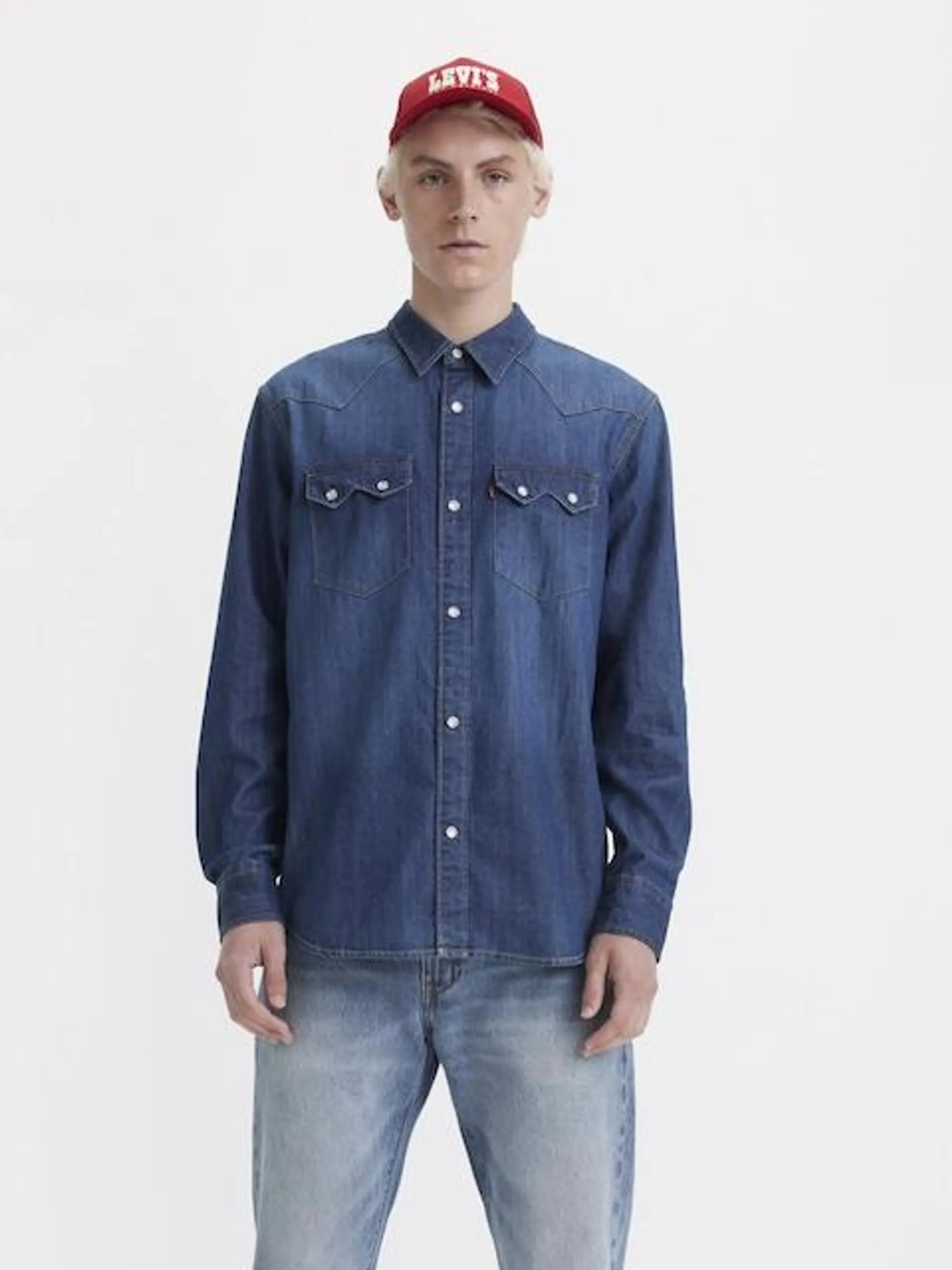 Levi's Sawtooth Relaxed Fit Western Shirt In Hanson