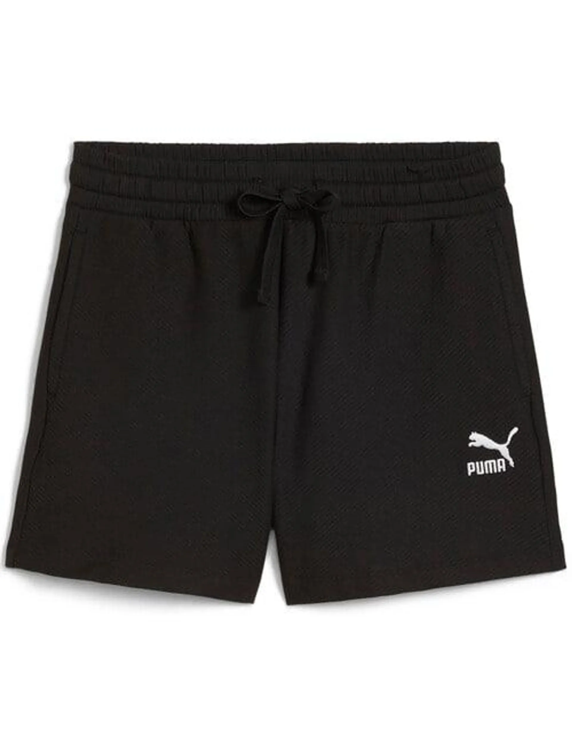 Puma Classics Ribbed A-Line Short, Black