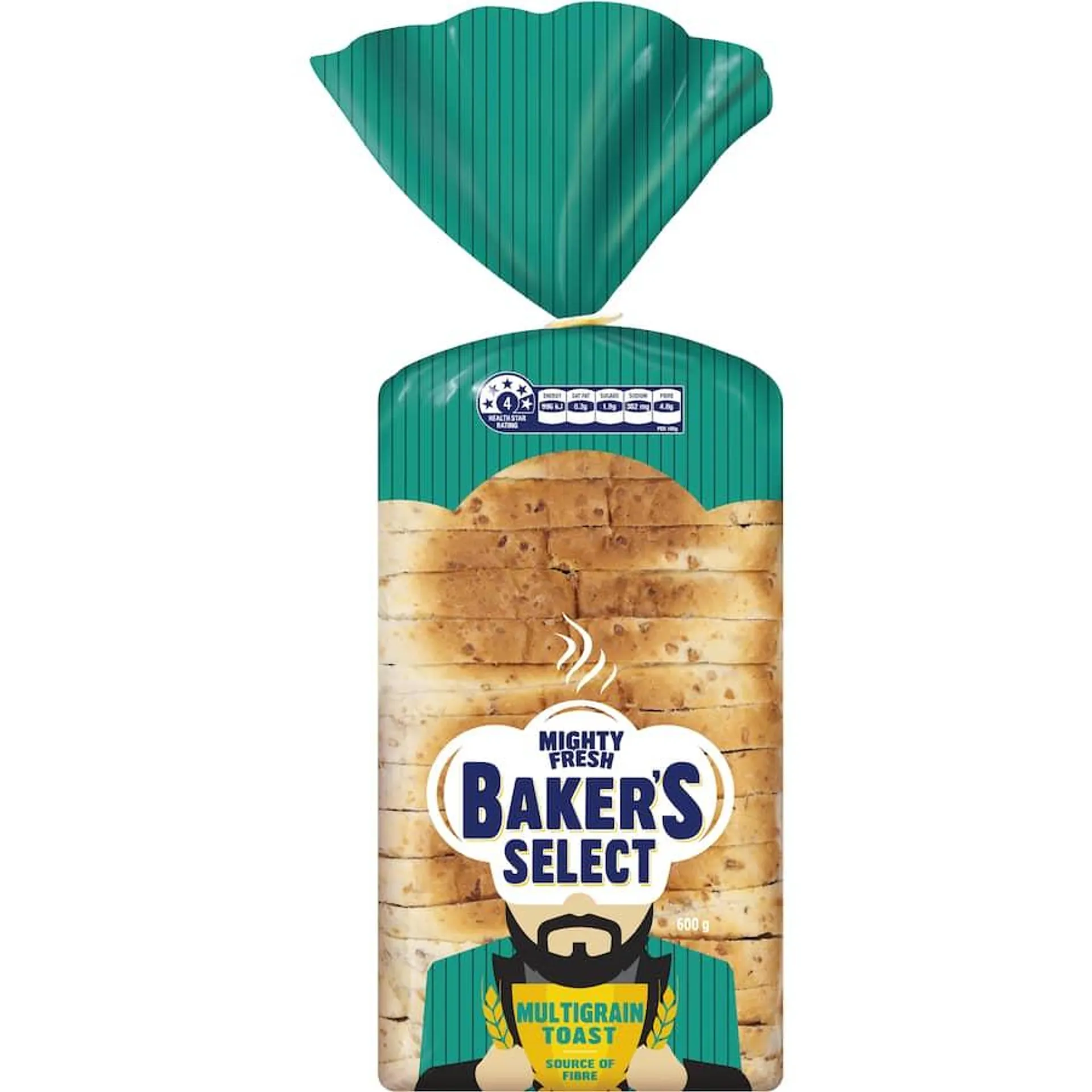 Mighty Fresh Bakers Selection Toast Bread Multigrain