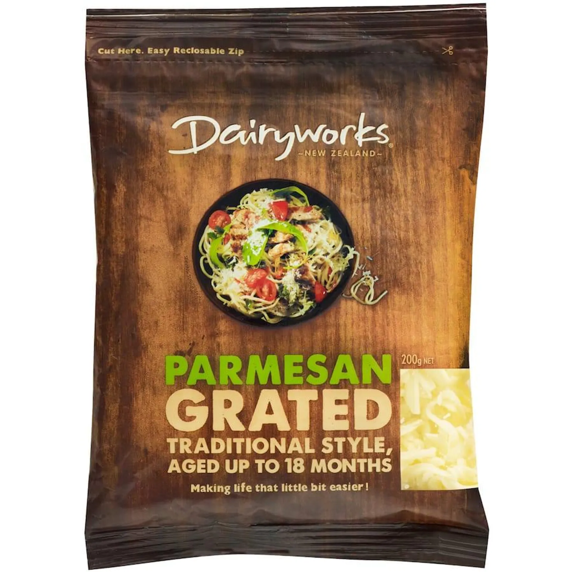 Dairyworks Parmesan Cheese Grated