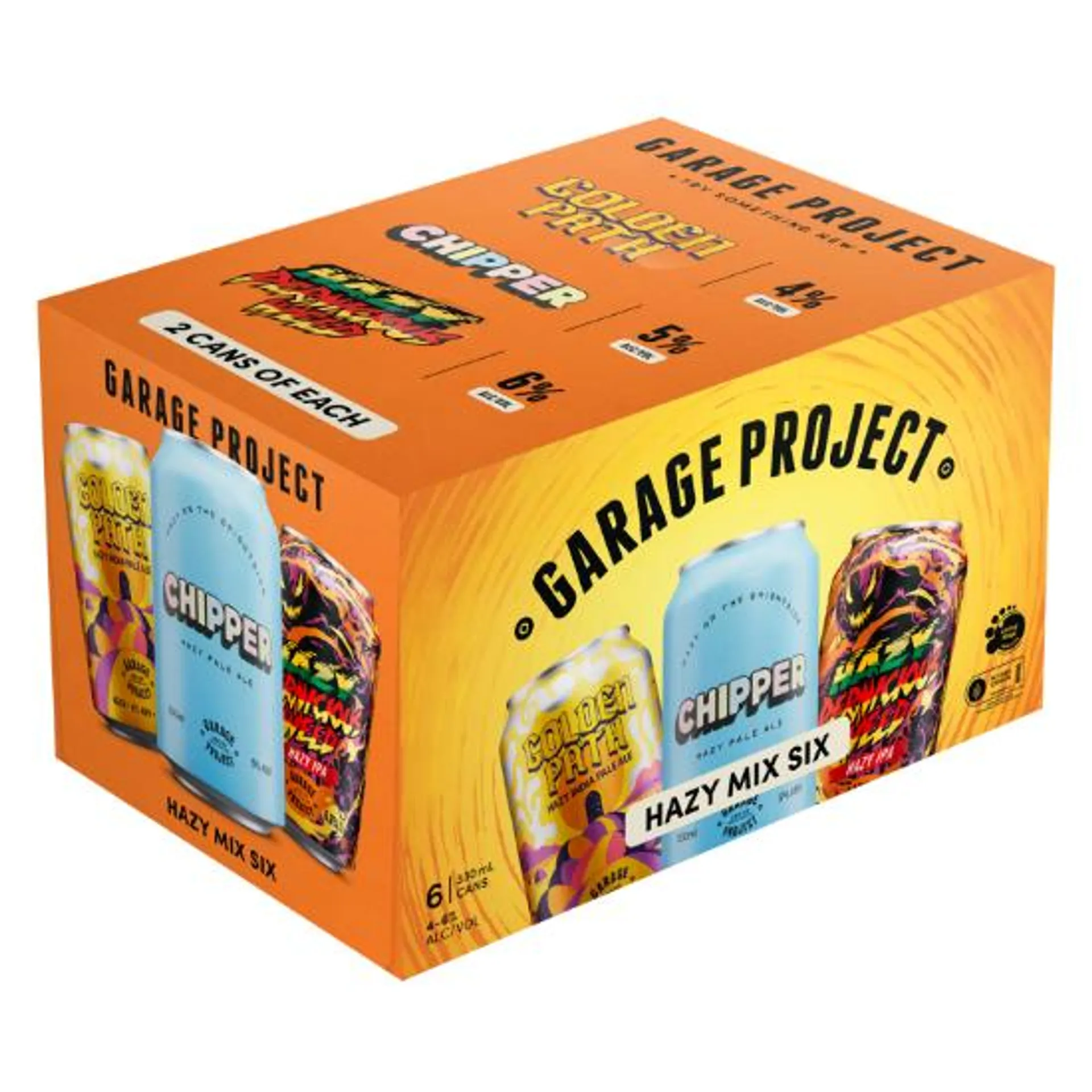 Garage Project Hazy Mix Six Cans 6x330ml