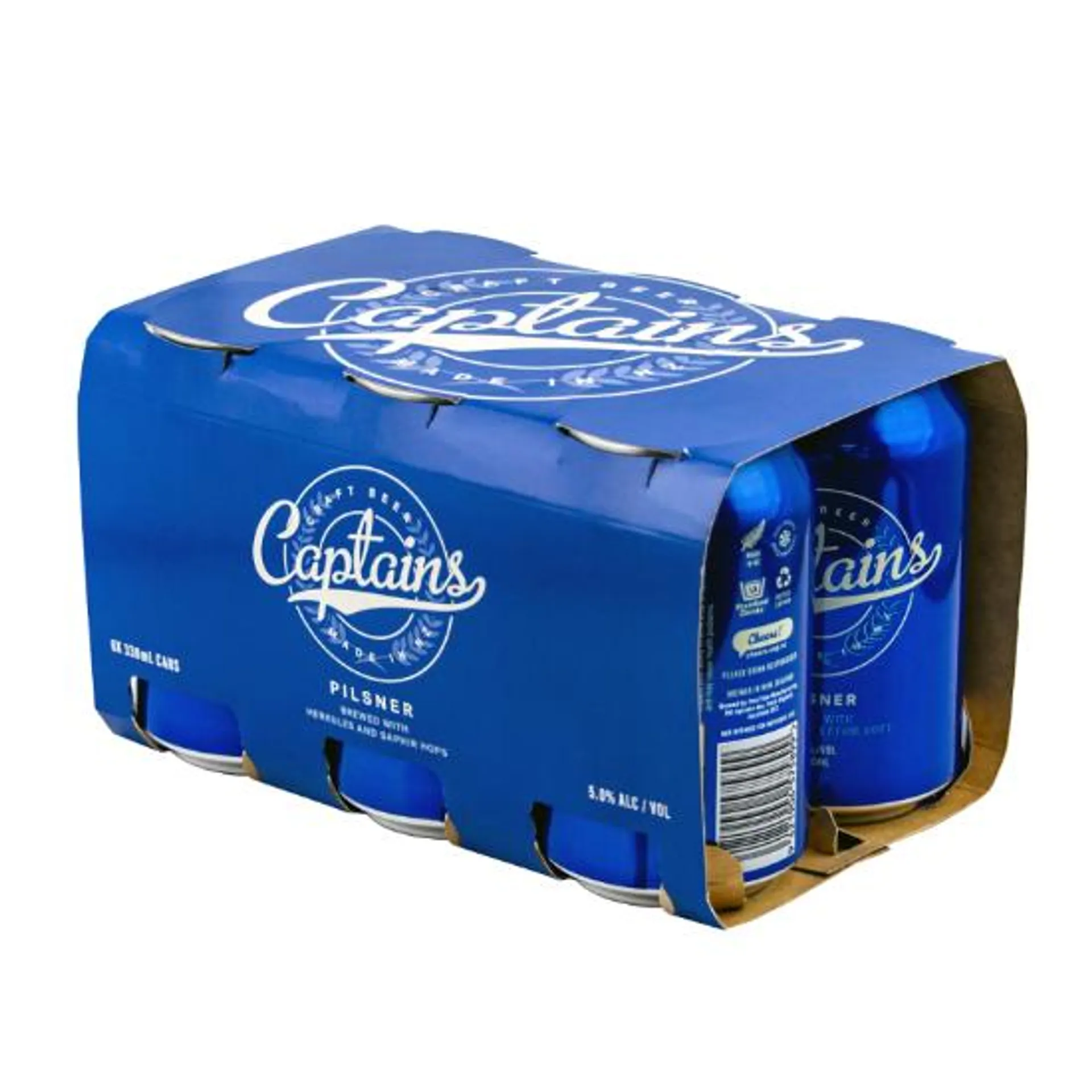 Captains Pilsner Cans 6x330ml