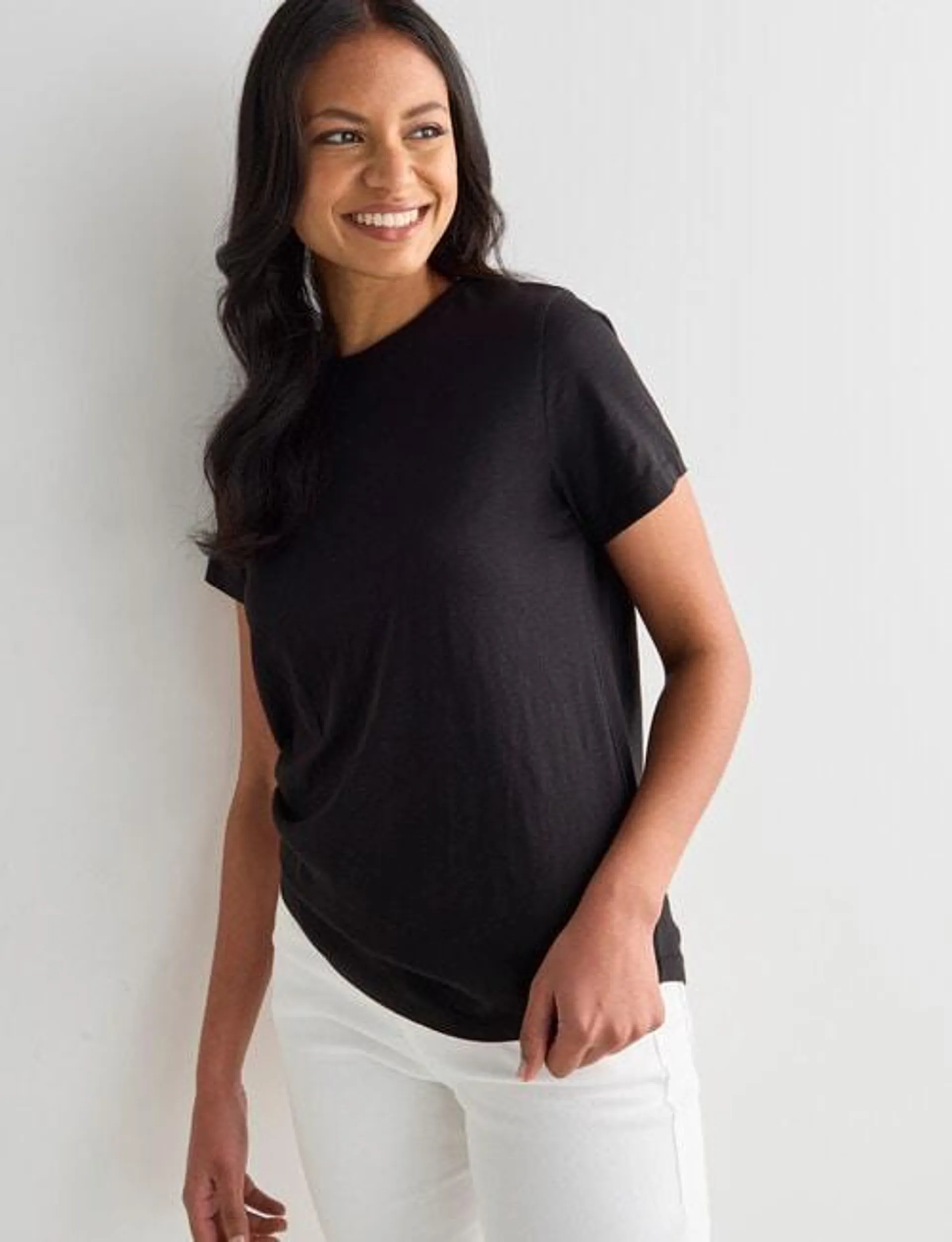 Zest Organic Cotton Short Sleeve Tee, Black