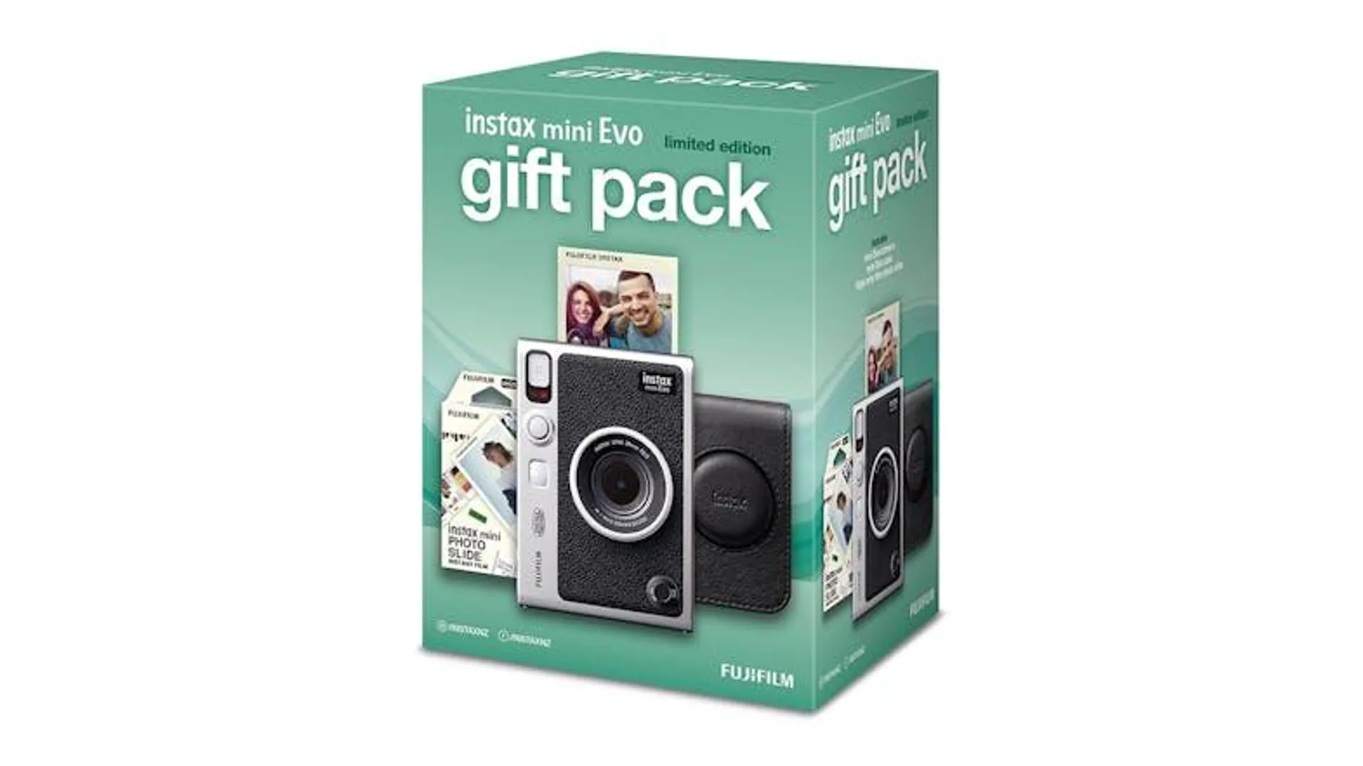 Instax Mini Evo Instant Film Camera - Black (2024 Limited Edition Gift Pack)