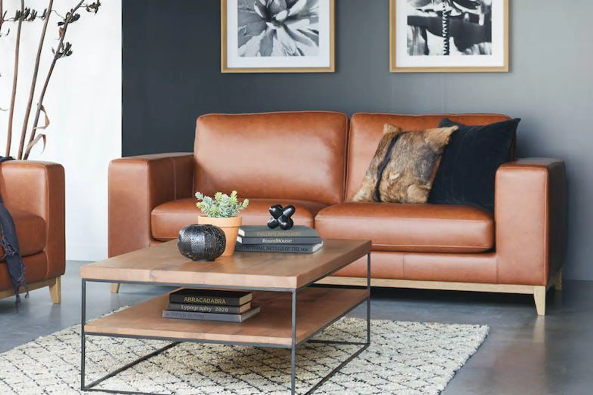 Turin 2.5 Seater Leather Sofa