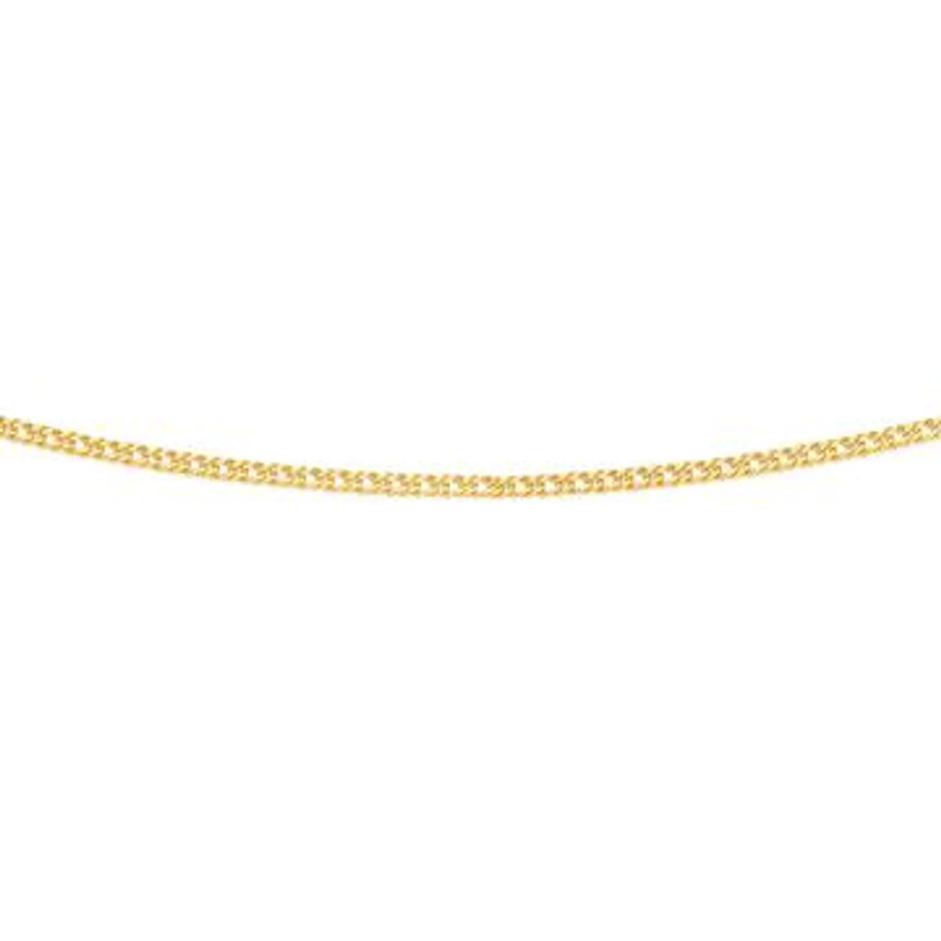 9ct, 55cm Solid Double Curb Chain