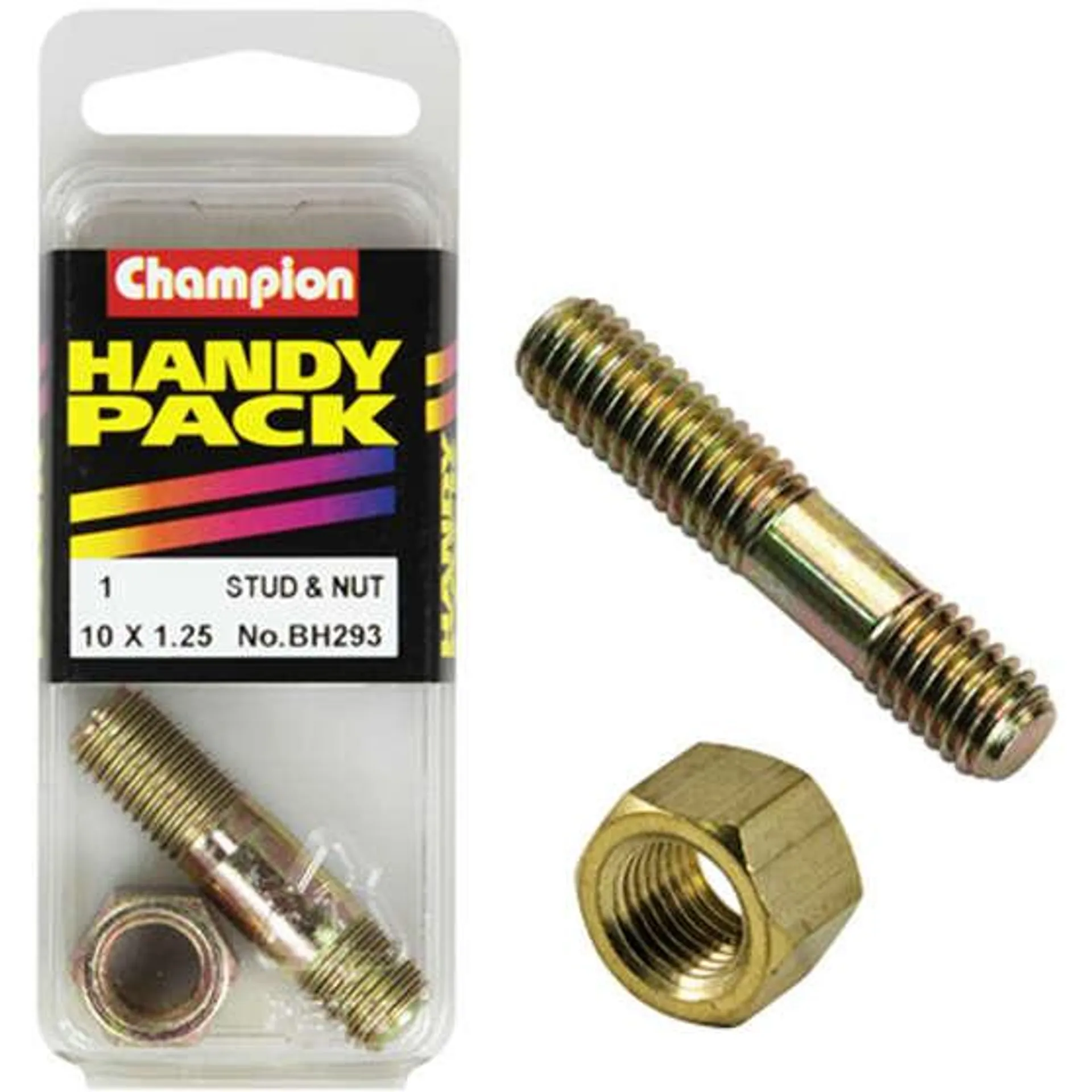 Champion Manifold Stud - M10 X 41, BH293, Handy Pack