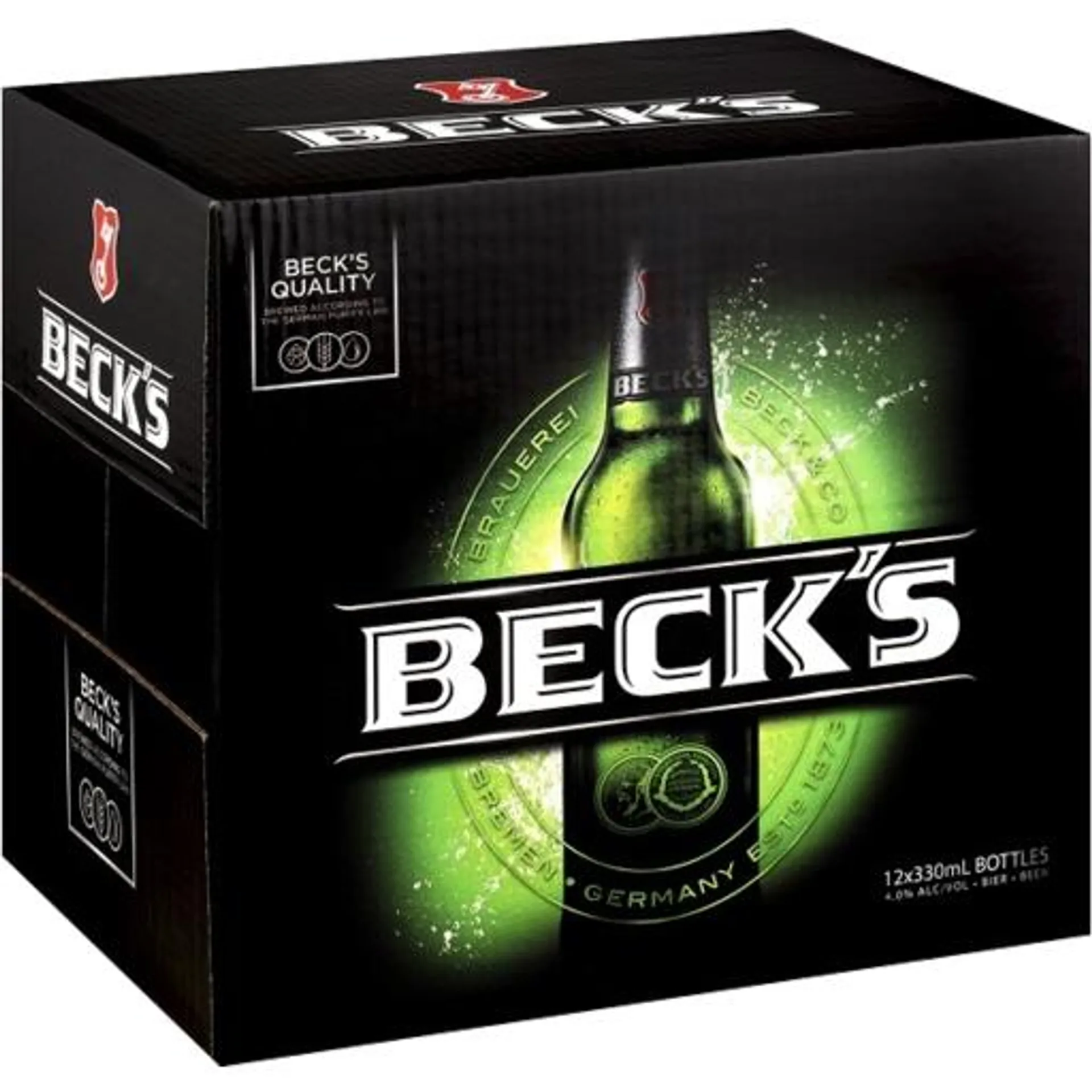 Becks Lager Bottles 12 Pack