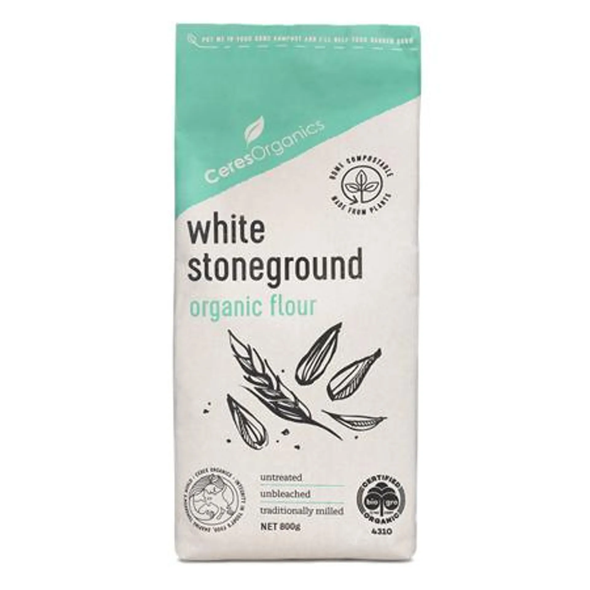Ceres Organics Stoneground White Flour