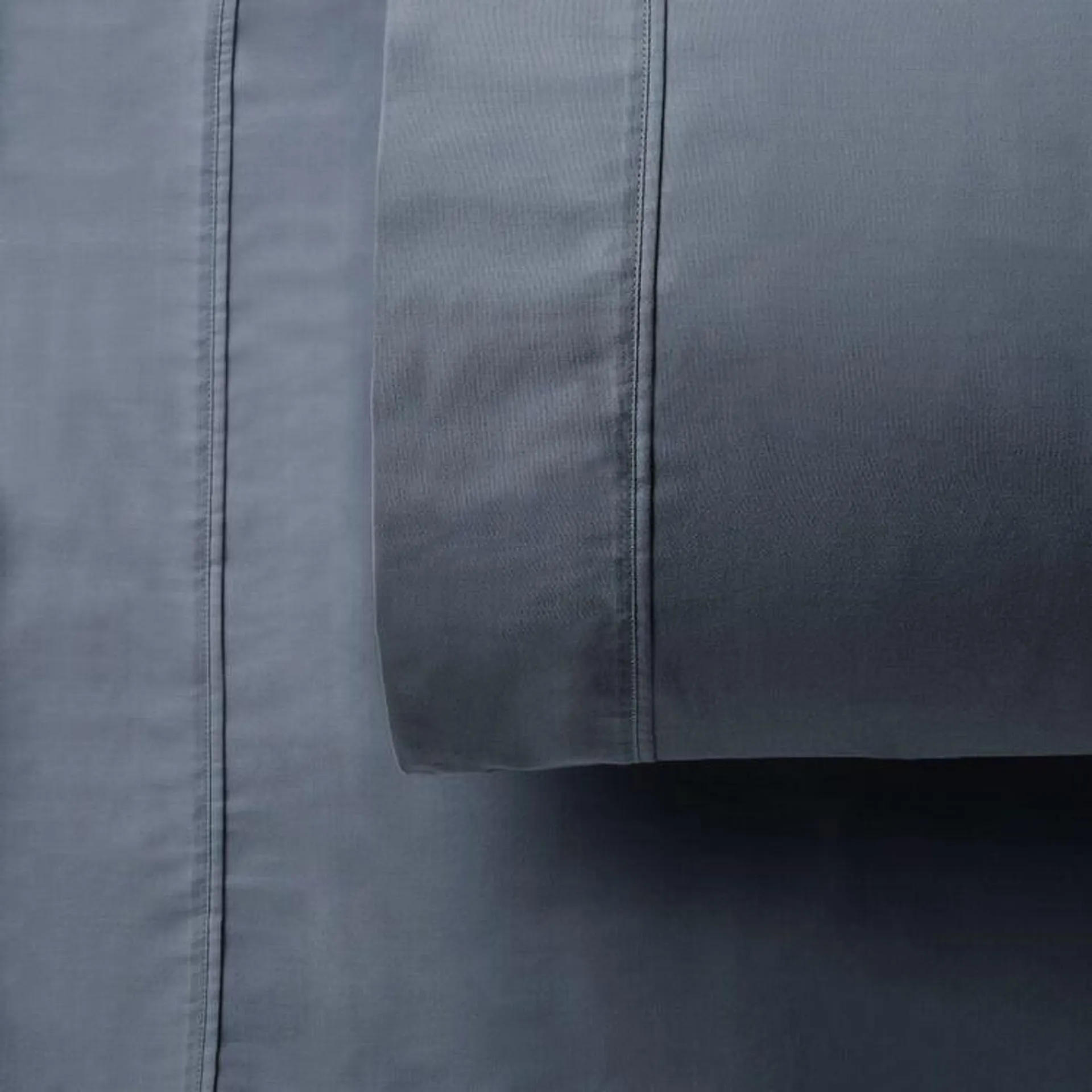 KOO 400 Thread Count Cotton Sheet Set Slate Blue