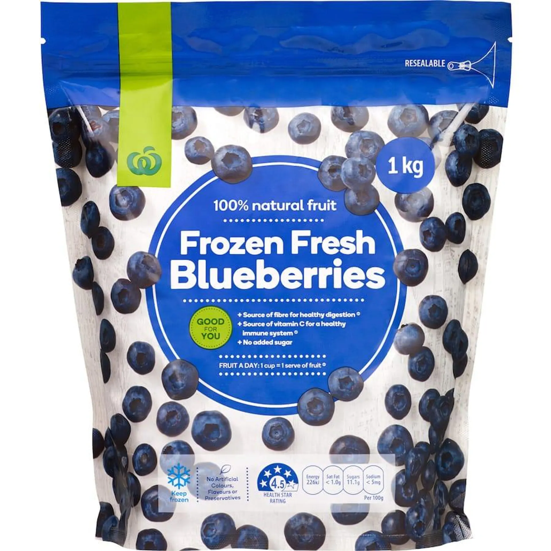 Woolworths Frozen Blueberries