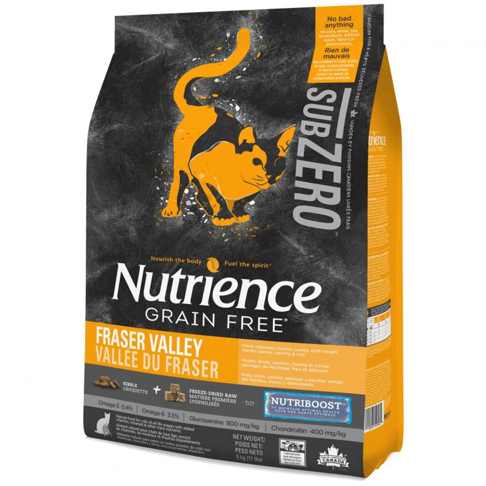 Nutrience Subzero Grain Free Fraser Valley Dry Cat Food