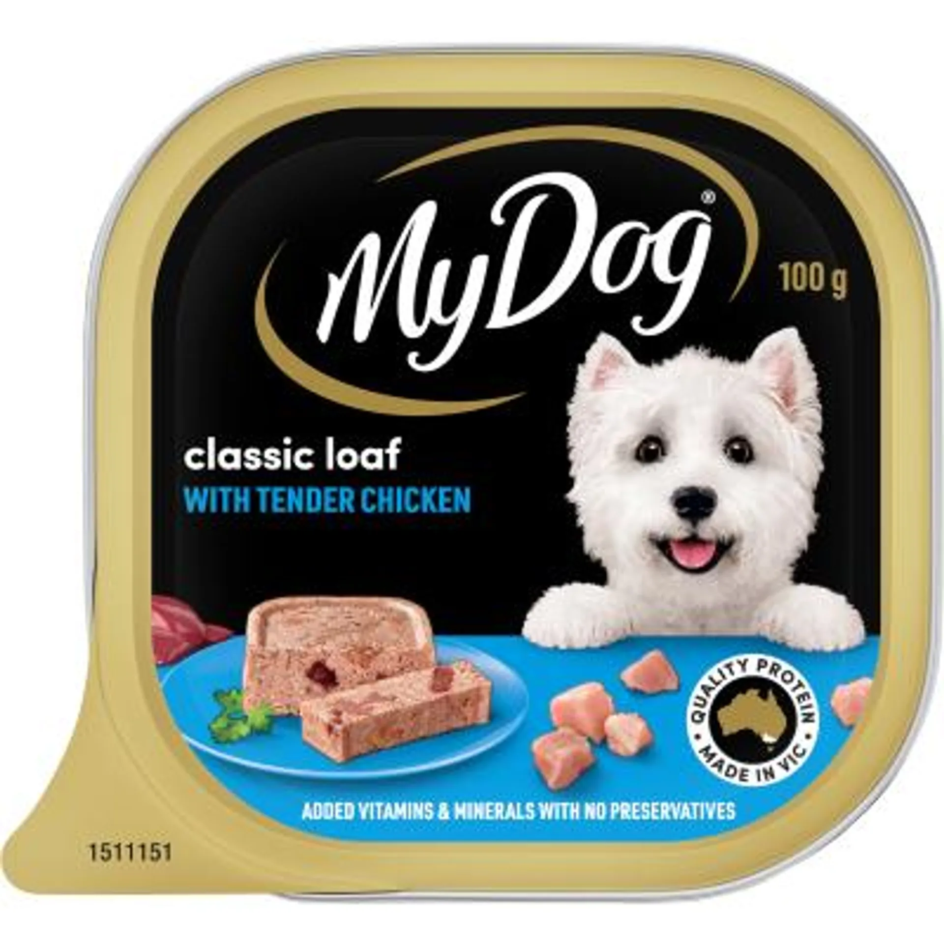 My Dog Classic Loaf With Tender Chicken Wet Dog Food