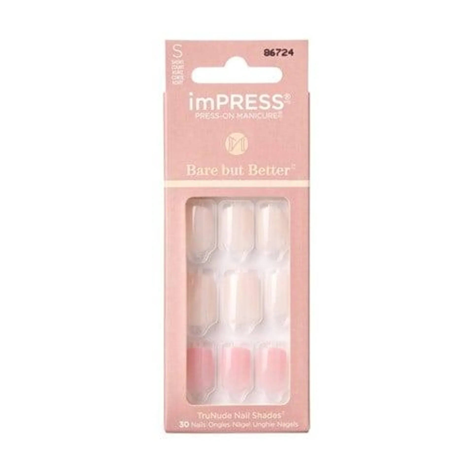 ImPress Nails-Bare But Better Effortless 30pk