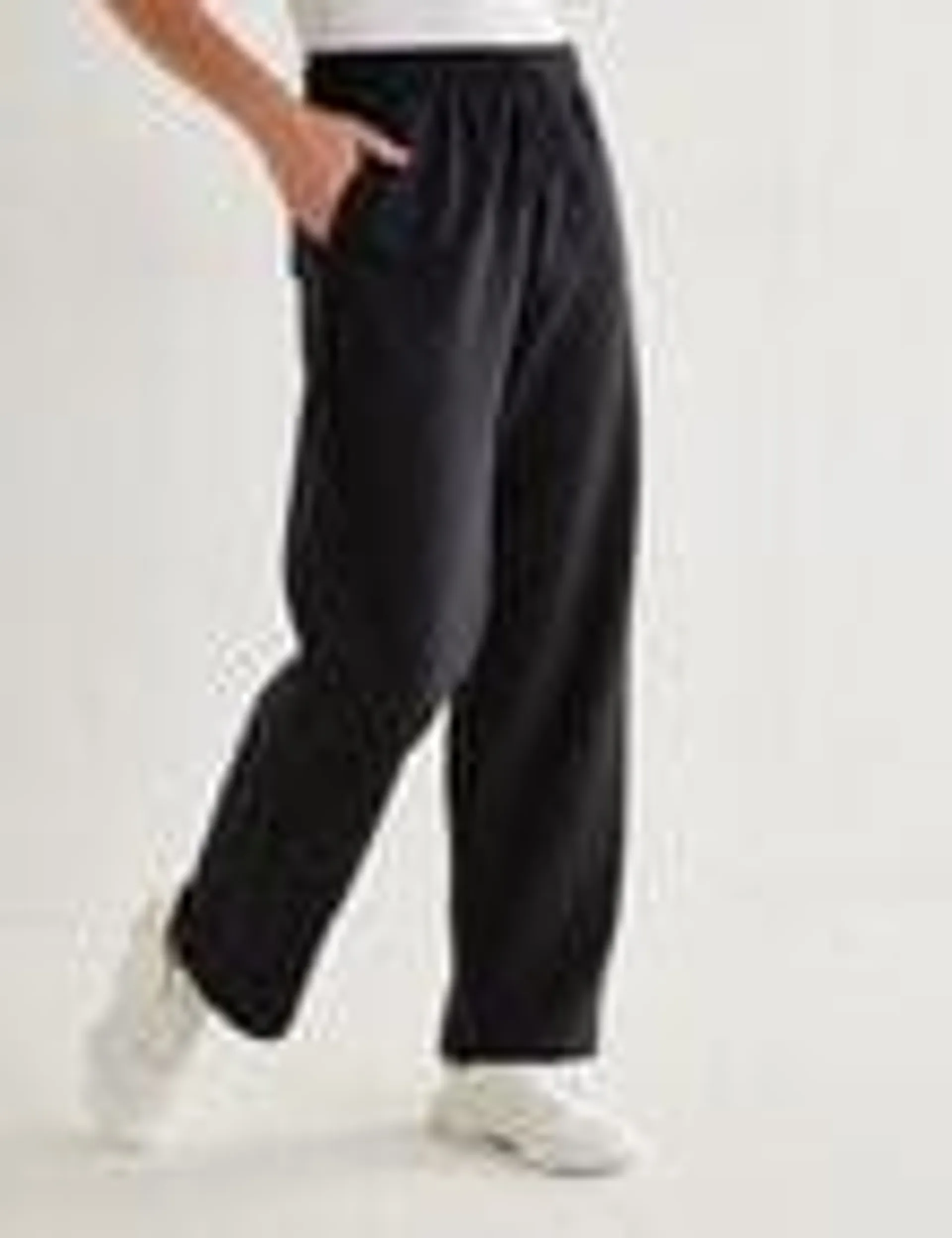 Champion Script Wide Leg Pant, Black