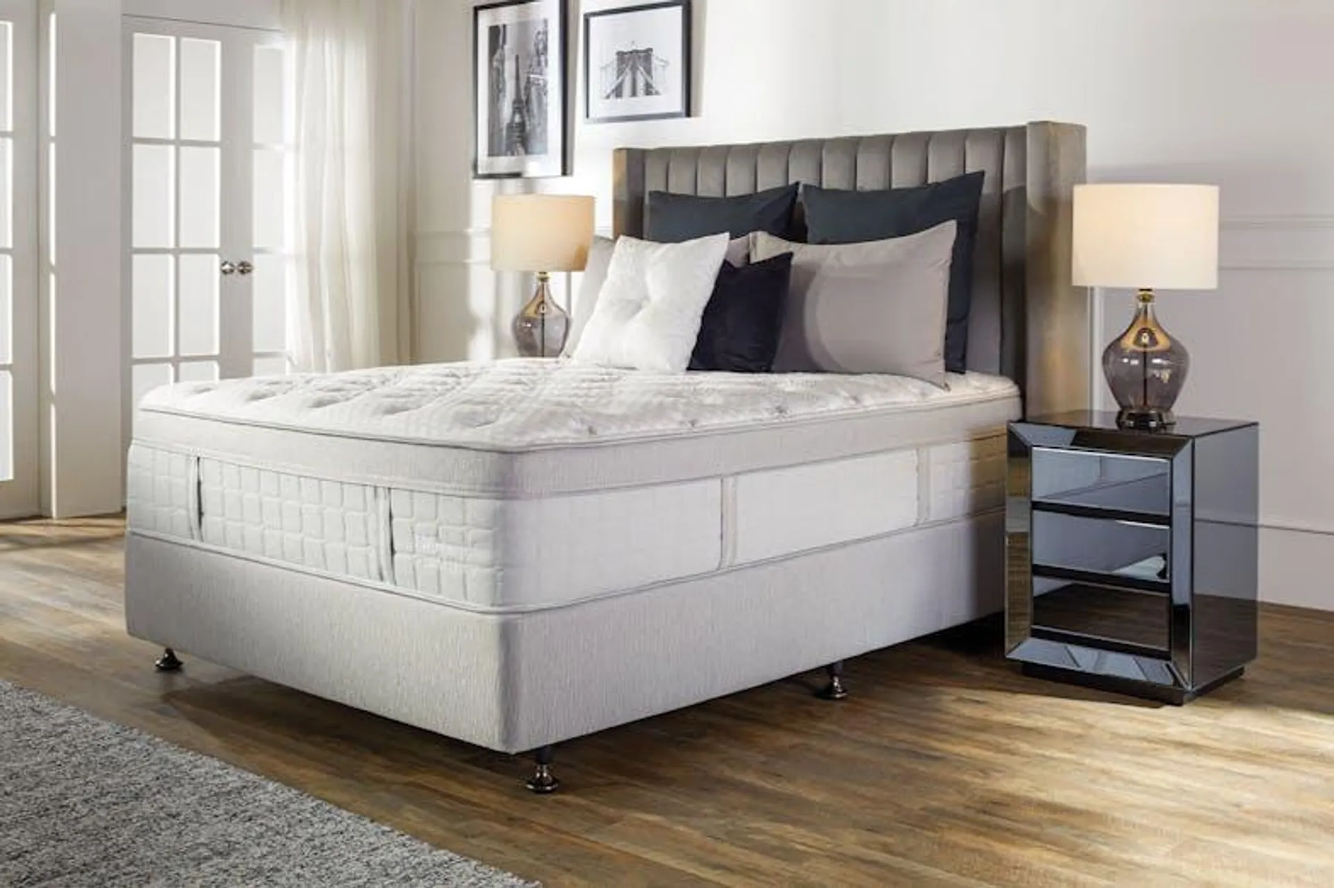 Exquisite Bellevue Medium Queen Mattress by Sealy Posturepedic