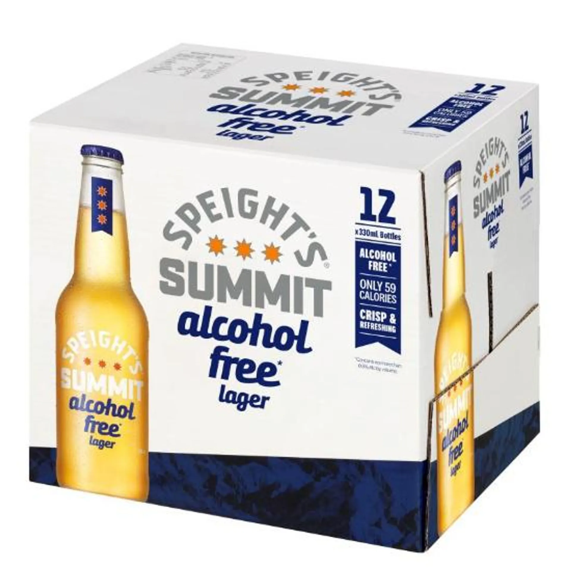 Speight's Summit Alcohol Free Lager Bottles 12x330ml