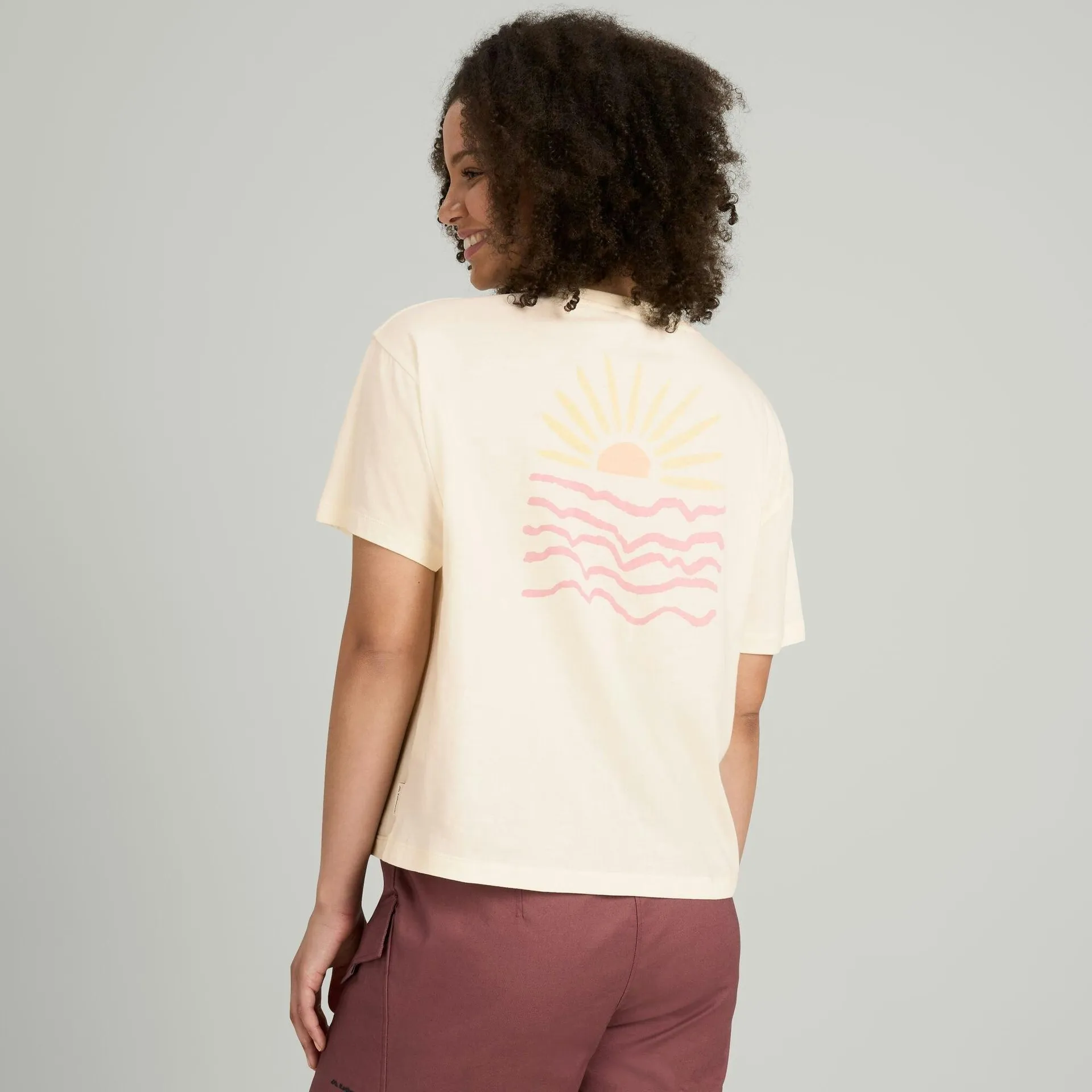 Sunrise Flower Women's Organic Cotton T-shirt