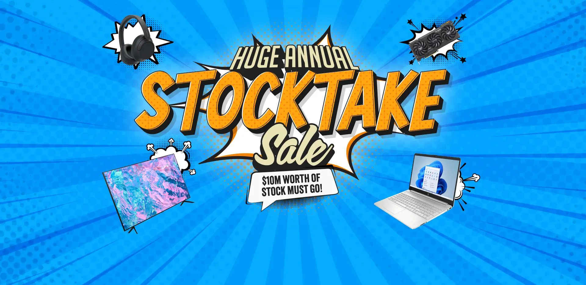 Huge Annual Stocktake Sale