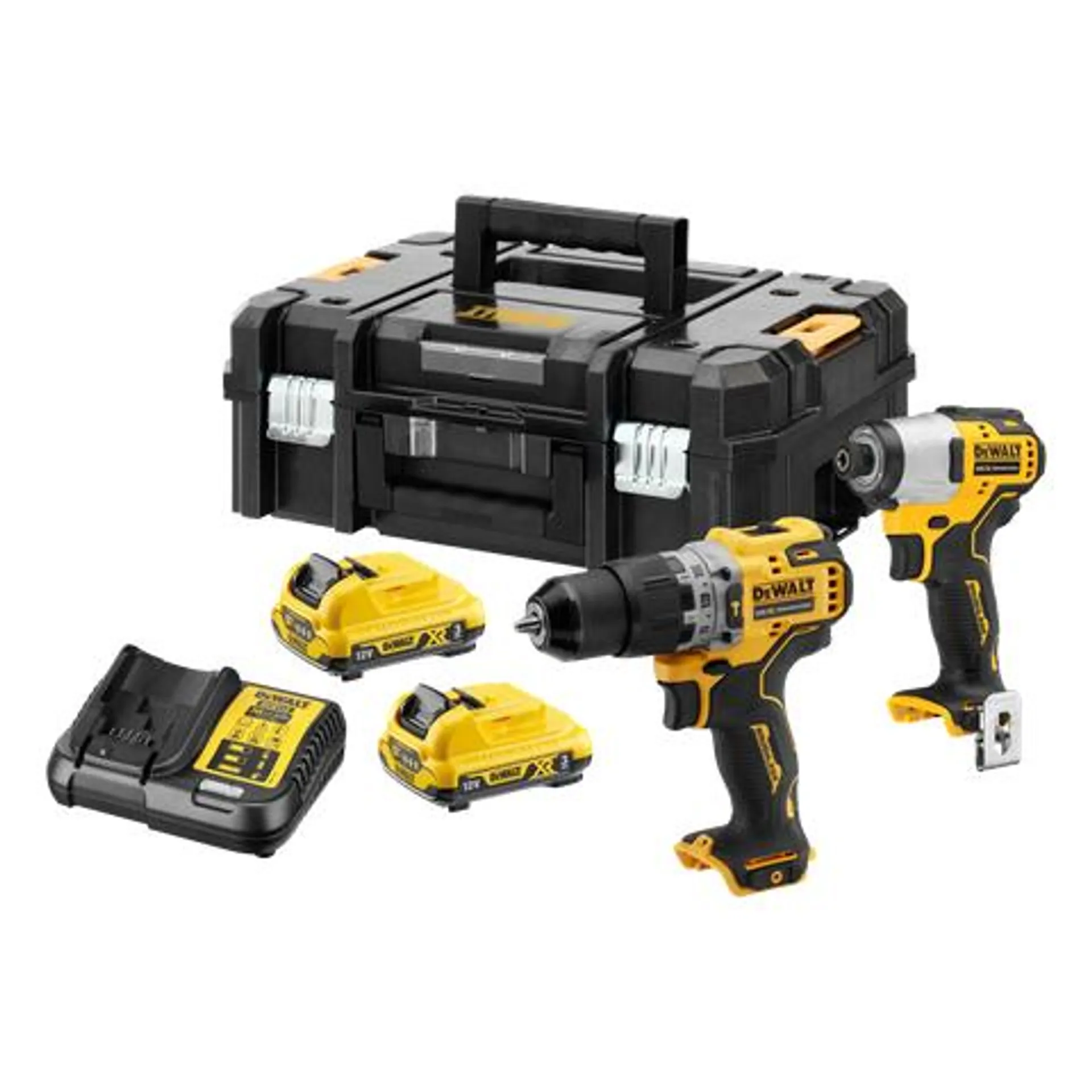 DeWalt Cordless Hammer Drill & Impact Driver Brushless 12V 3Ah