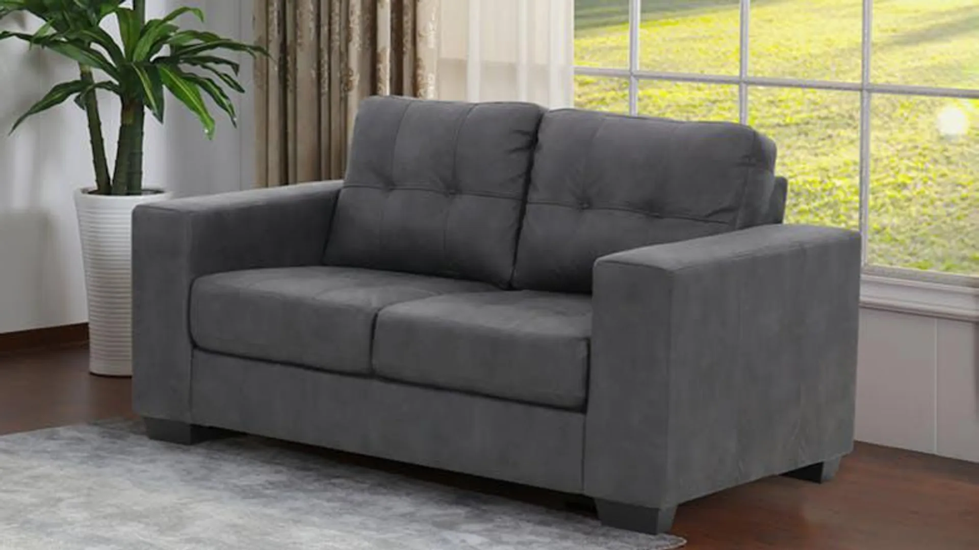 Atlanta 2 Seater Fabric Sofa