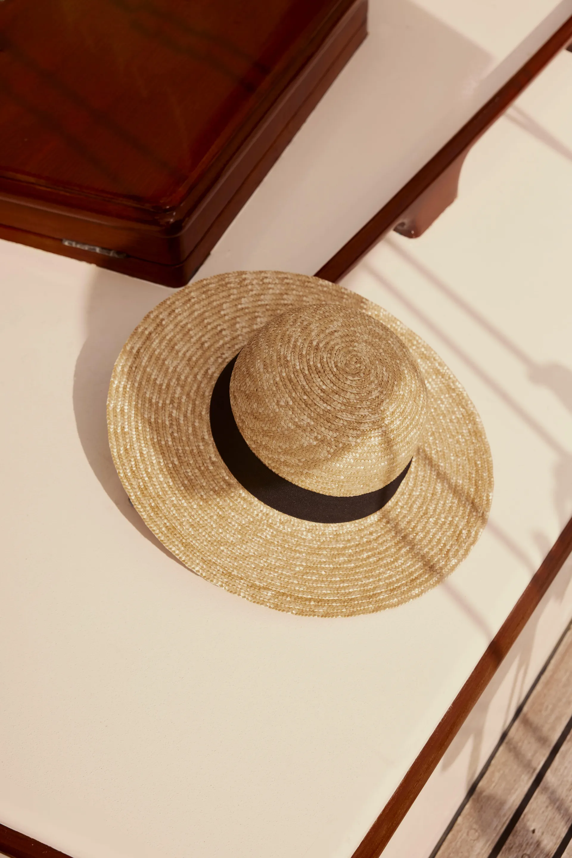 Stella Grosgrain Trim Sun Hat
