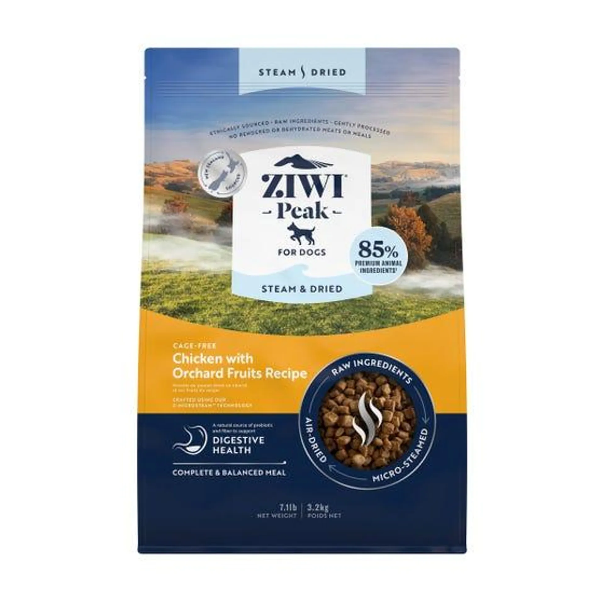 Ziwi Peak Steam & Dried Dog Food Chicken 3.2kg