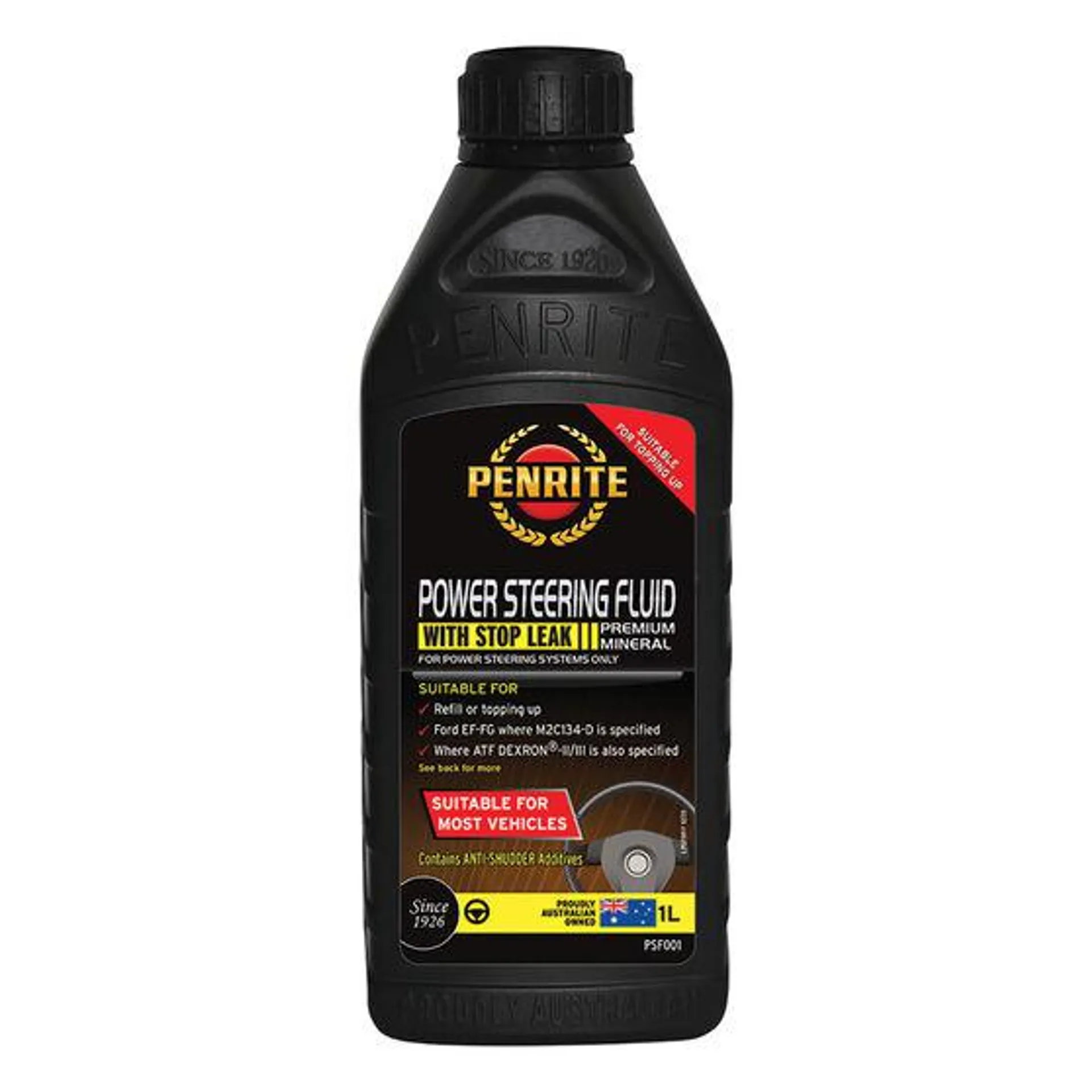 Power Steering Fluid & Stop Leak - 1 Litre